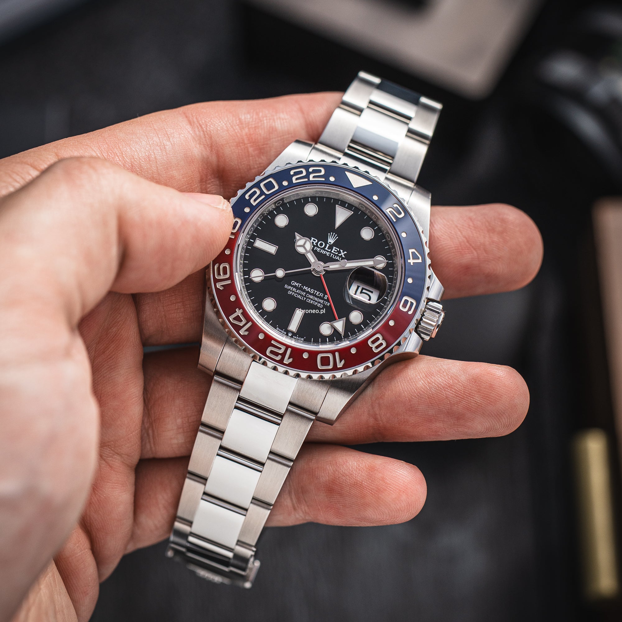 Rolex GMT-Master II 40mm ref. 126710BLRO Pepsi