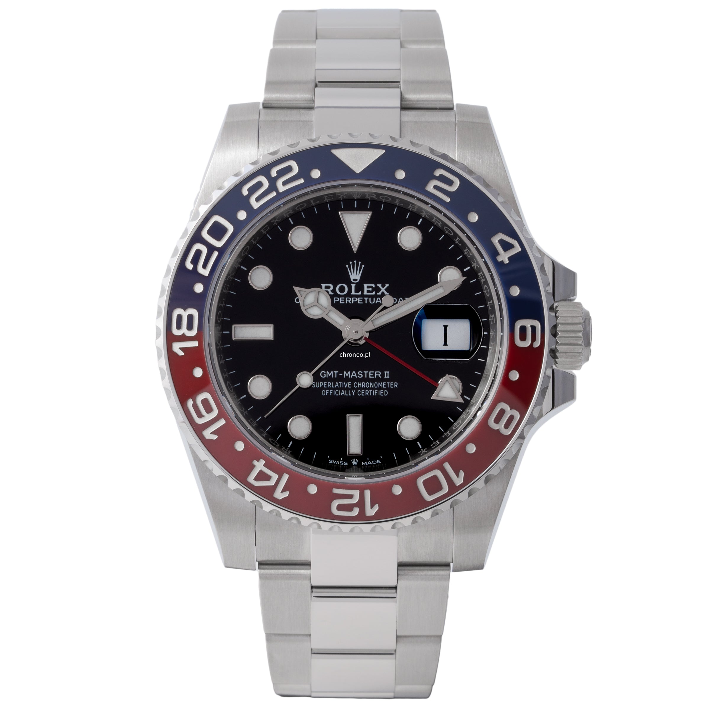Rolex GMT-Master II 40mm ref. 126710BLRO Pepsi