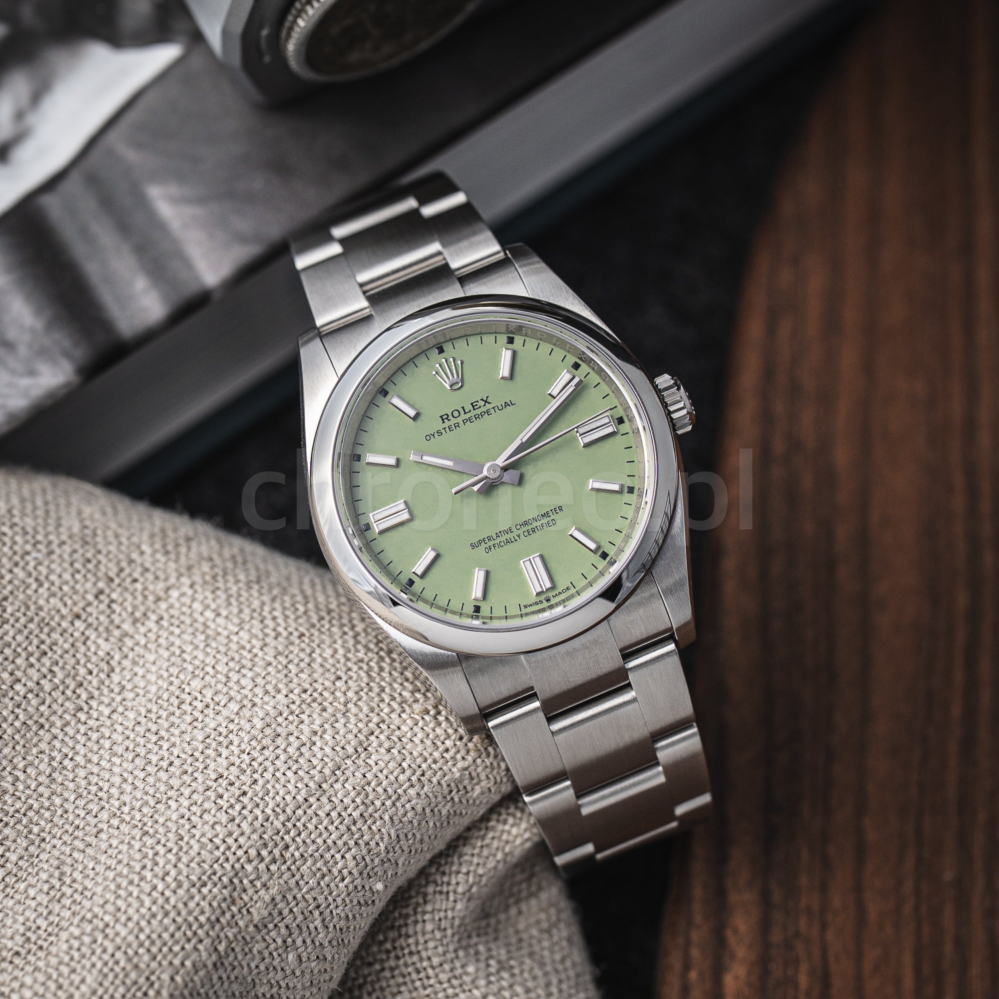 Rolex Oyster Perpetual 36 mm ref. 126000 Pistachio