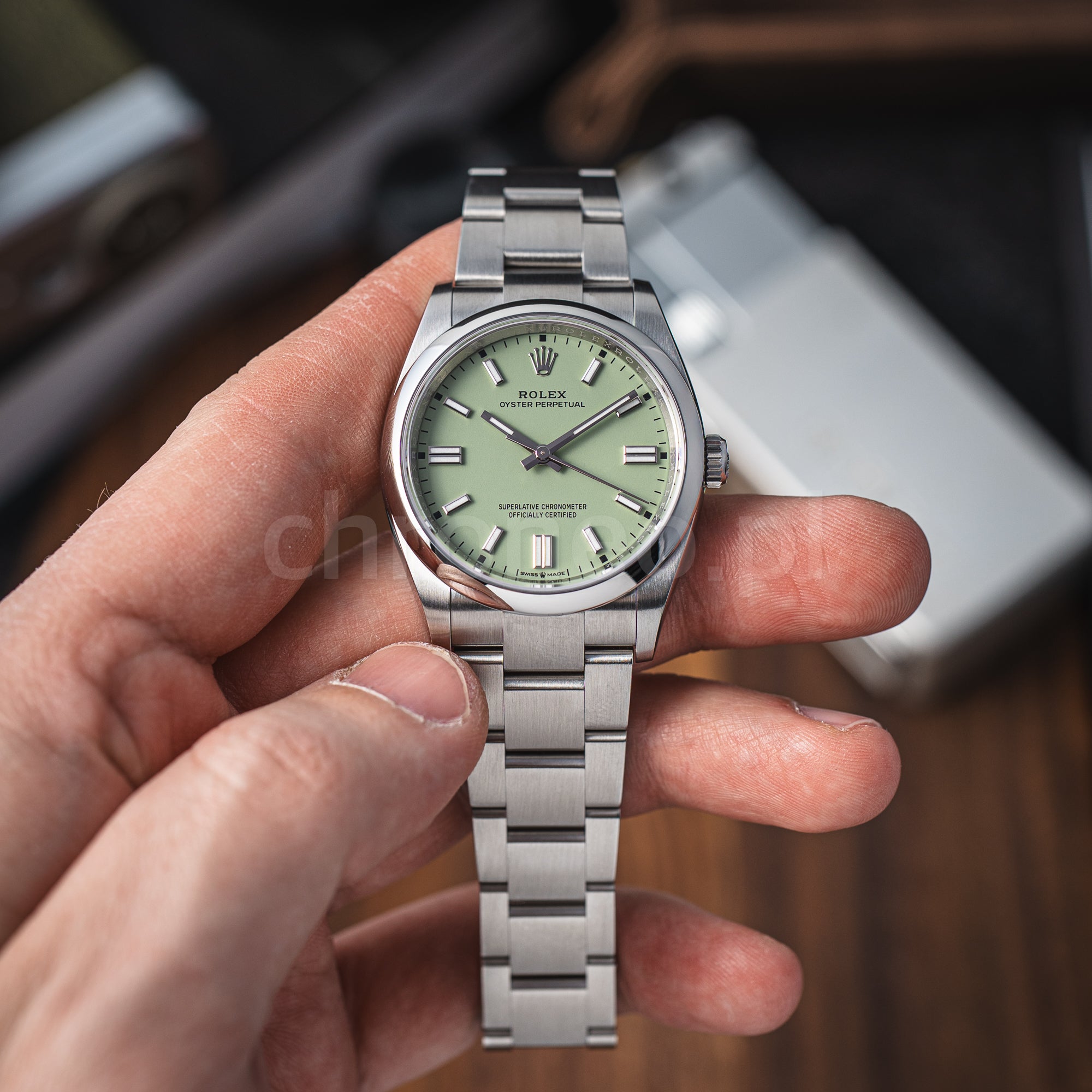 Rolex Oyster Perpetual 36 mm ref. 126000 Pistachio