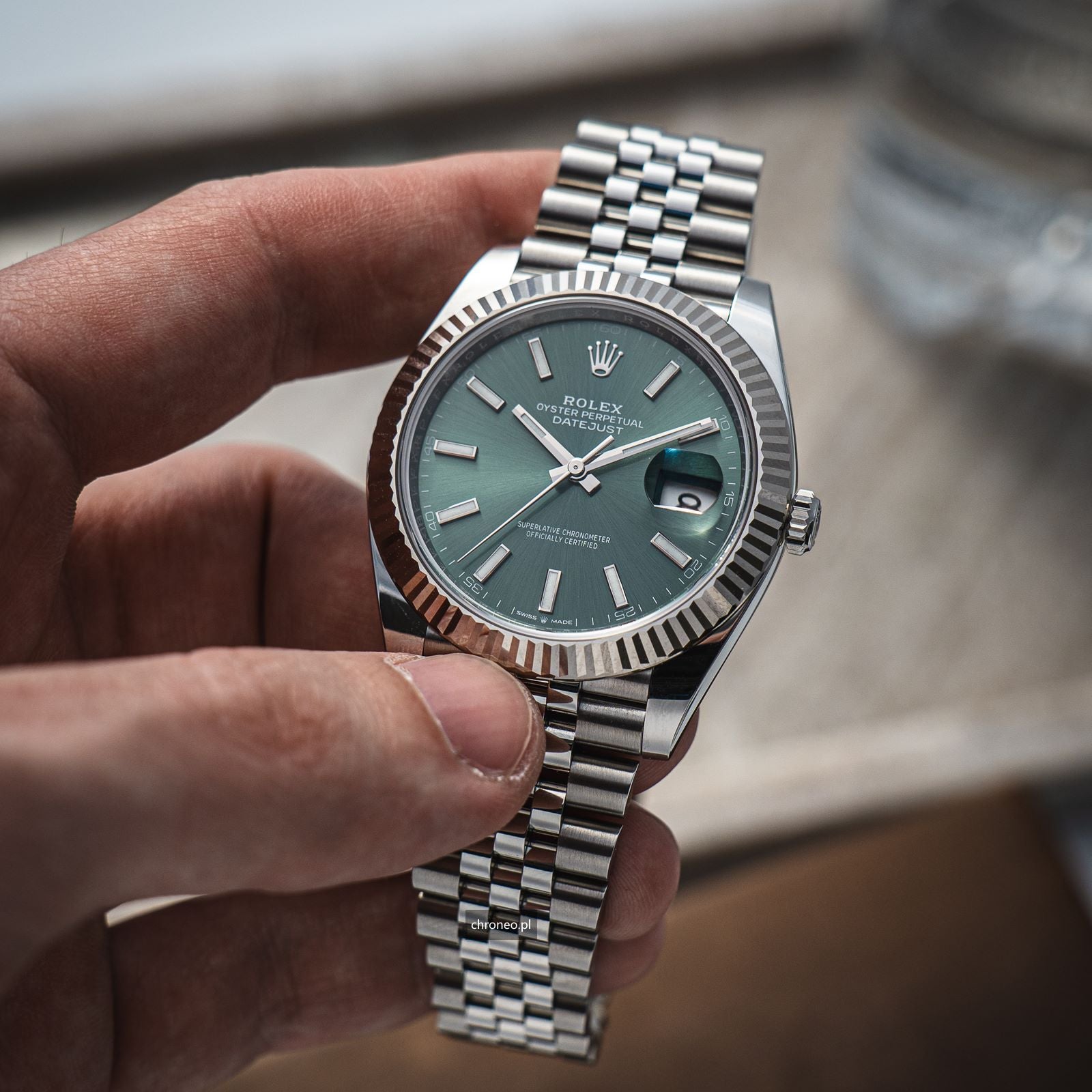 Rolex Datejust 41 "Mint green" ref. 126334