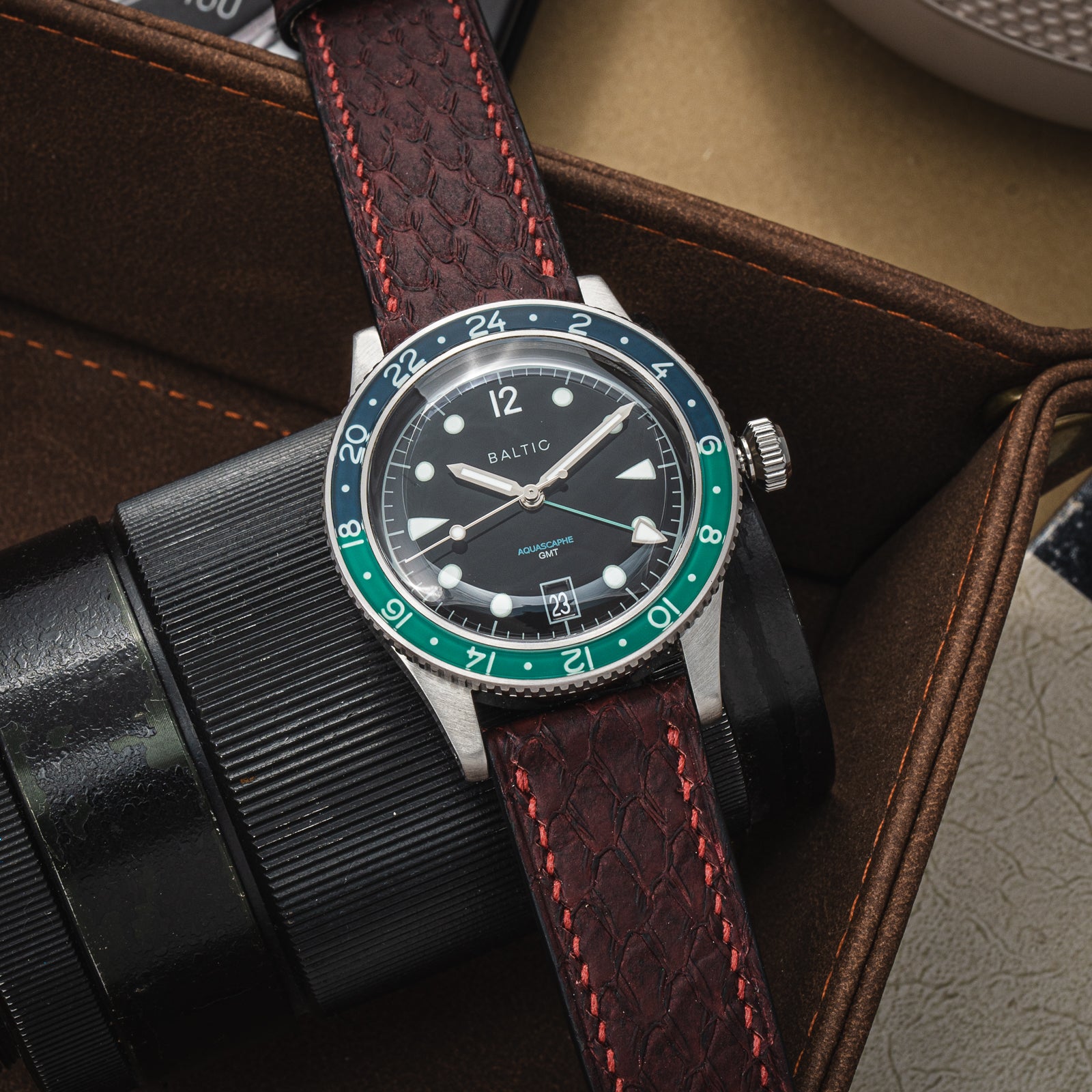 Hand Sewn Salmon Satin Red Wine/Burgundy