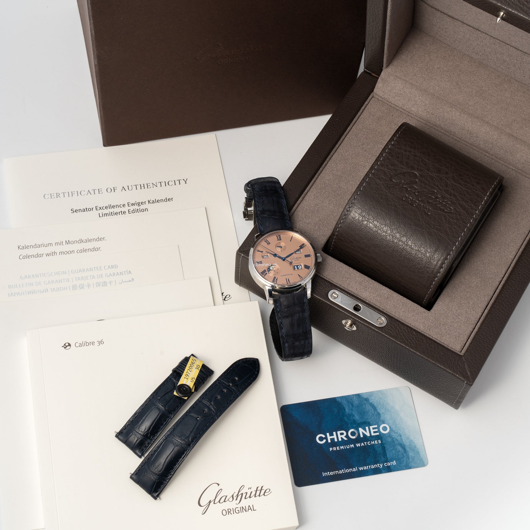Glashütte Original Senator Excellence Perpetual Calendar 42mm ref. 1-36-12-01-02-61 limited
