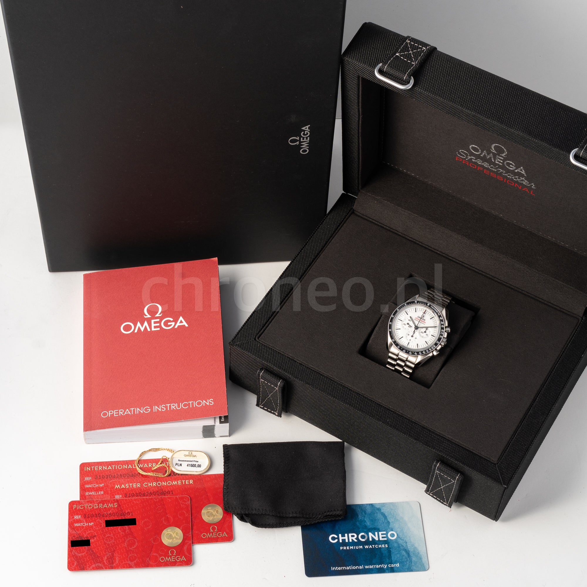 Omega Speedmaster Professional Moonwatch White 310.30.42.50.04.001