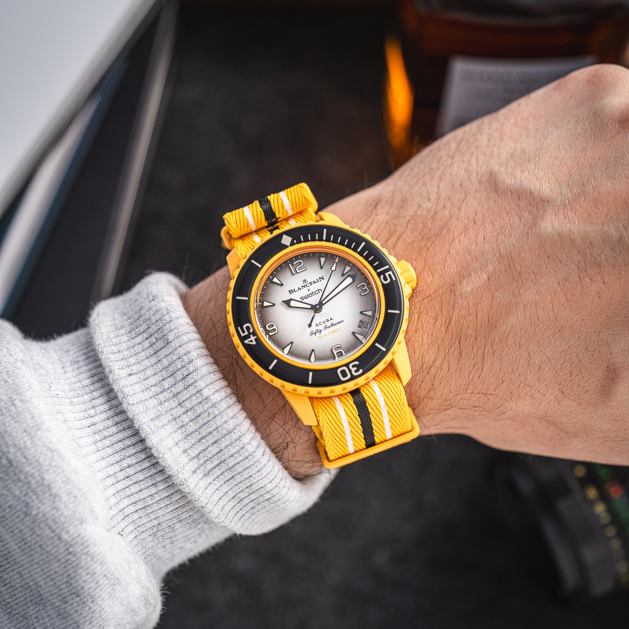 Blancpain Scuba Fifty Fathoms Collection Pacific X Swatch S035P100
