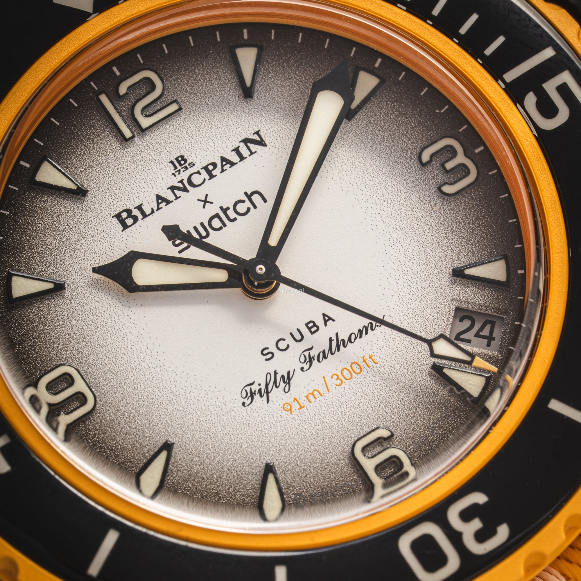 Blancpain Scuba Fifty Fathoms Collection Pacific X Swatch ref. S035P100
