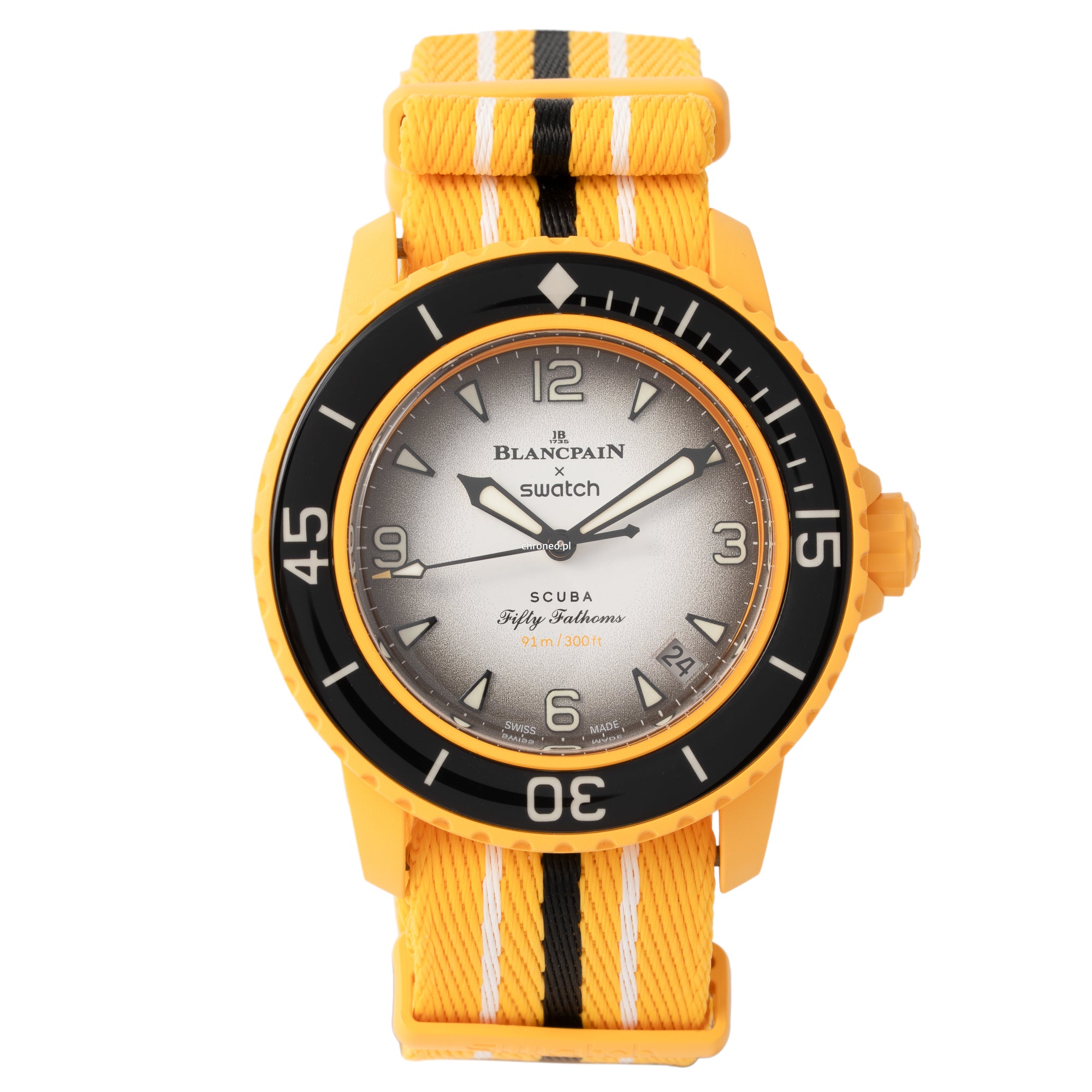 Blancpain Scuba Fifty Fathoms Collection Pacific X Swatch ref. S035P100