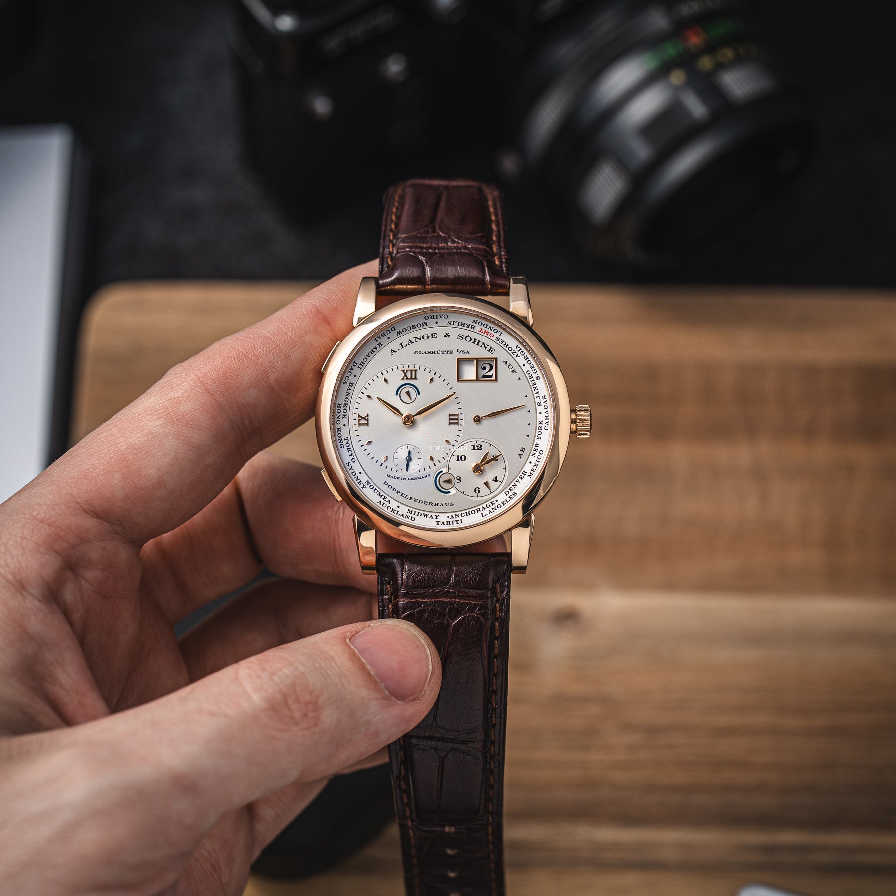 A. Lange & Söhne Lange 1 Time Zone 41.9 mm ref. 116.032