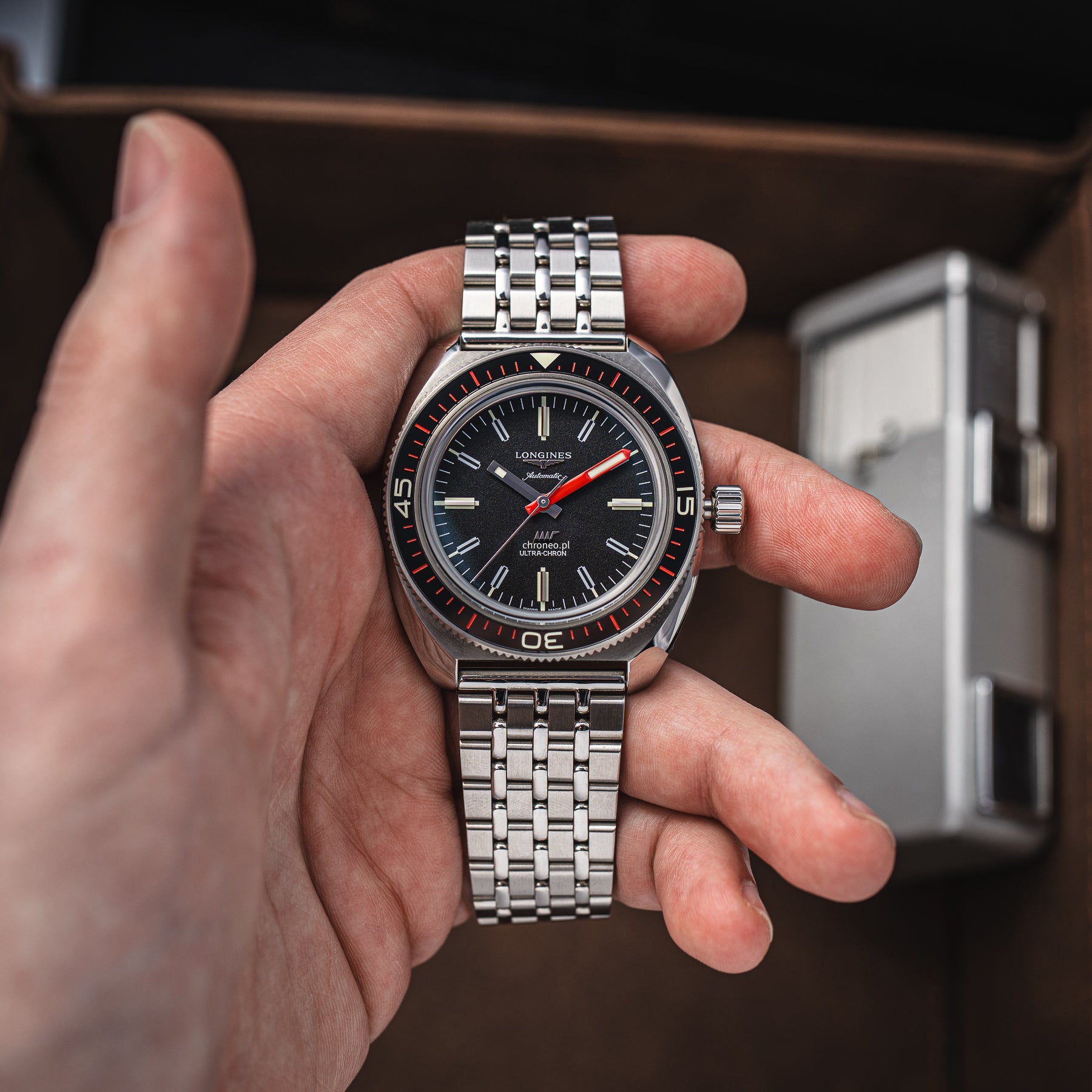 Longines Ultra-chron Box Edition 43 mm ref. L2.836.4.52.9
