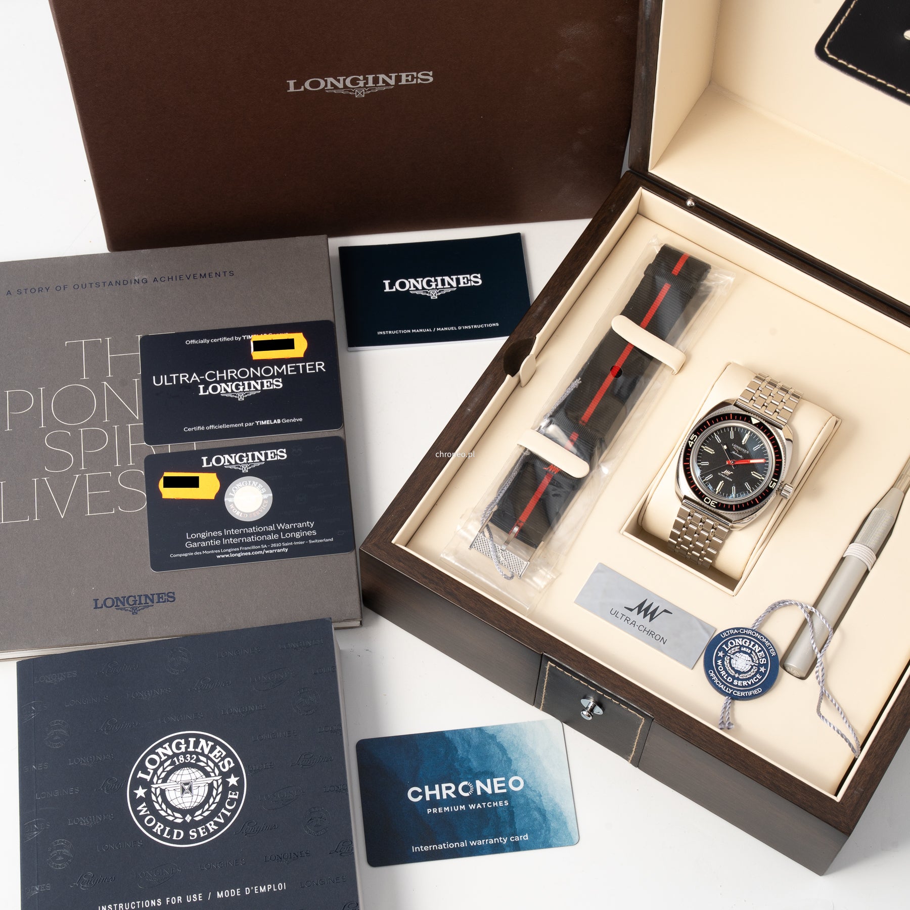 Longines Ultra-chron Box Edition 43 mm ref. L2.836.4.52.9