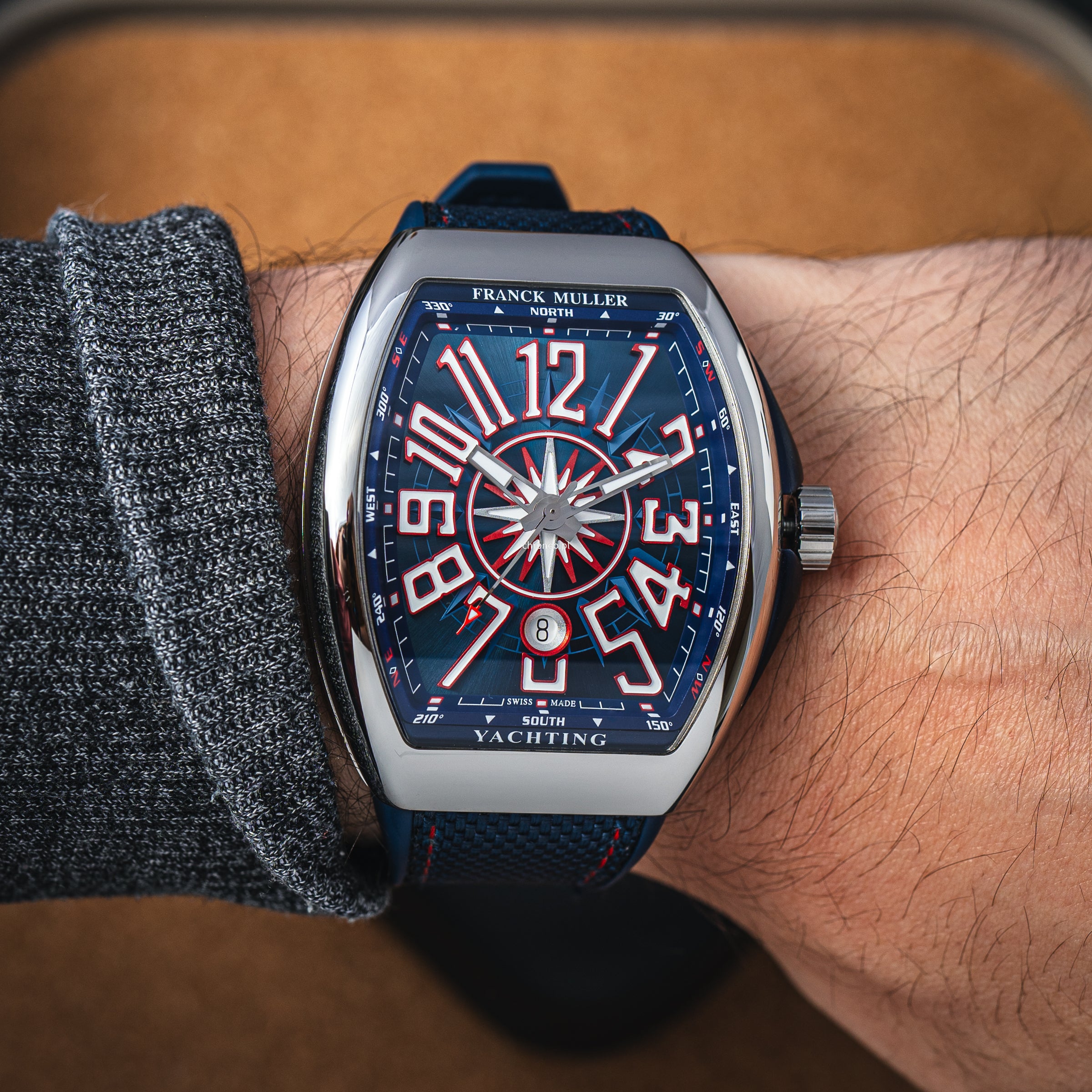 Franck Muller V 45 SC DT AC BL Yachting Vanguard Limited of 66
