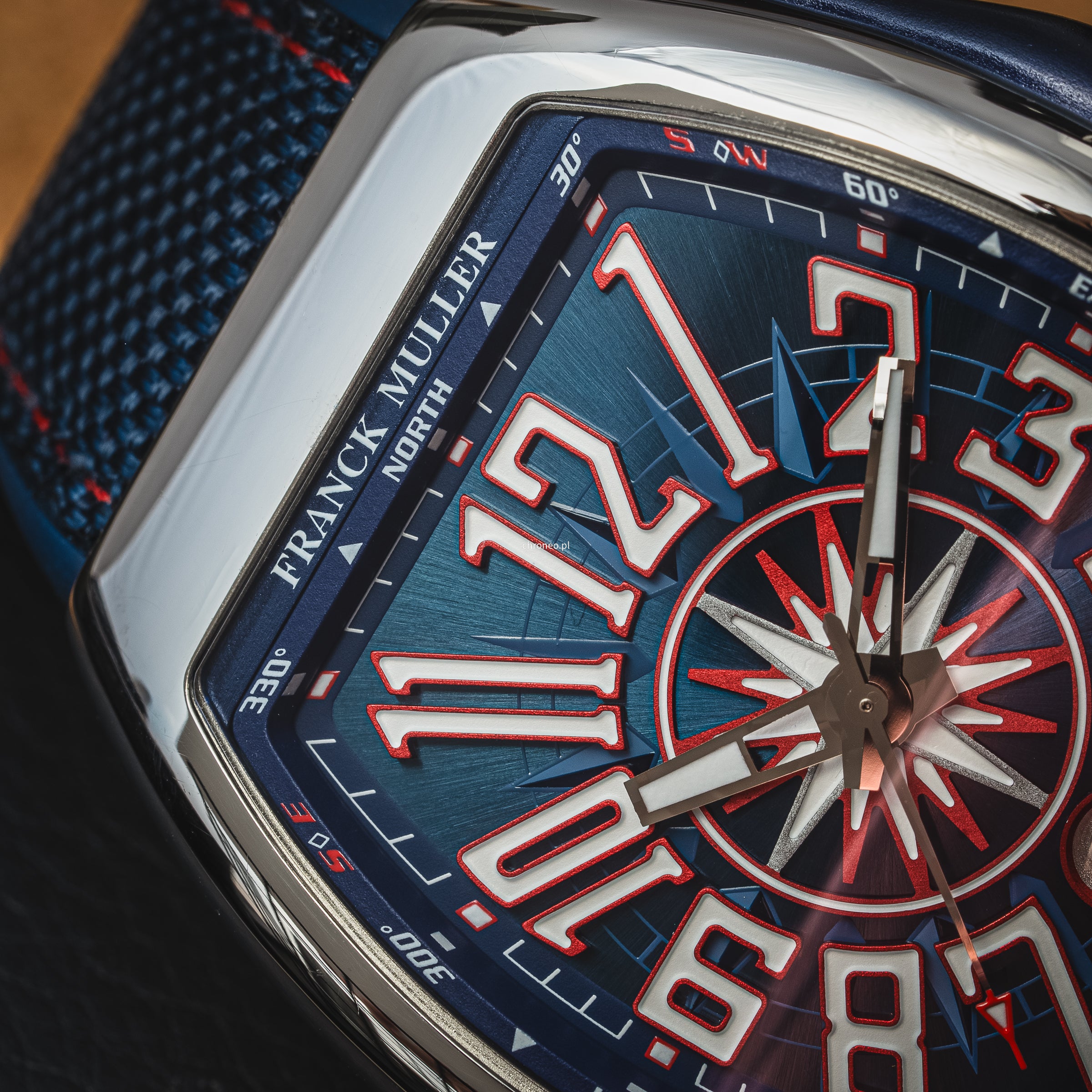 Franck Muller V 45 SC DT AC BL Yachting Vanguard Limited of 66
