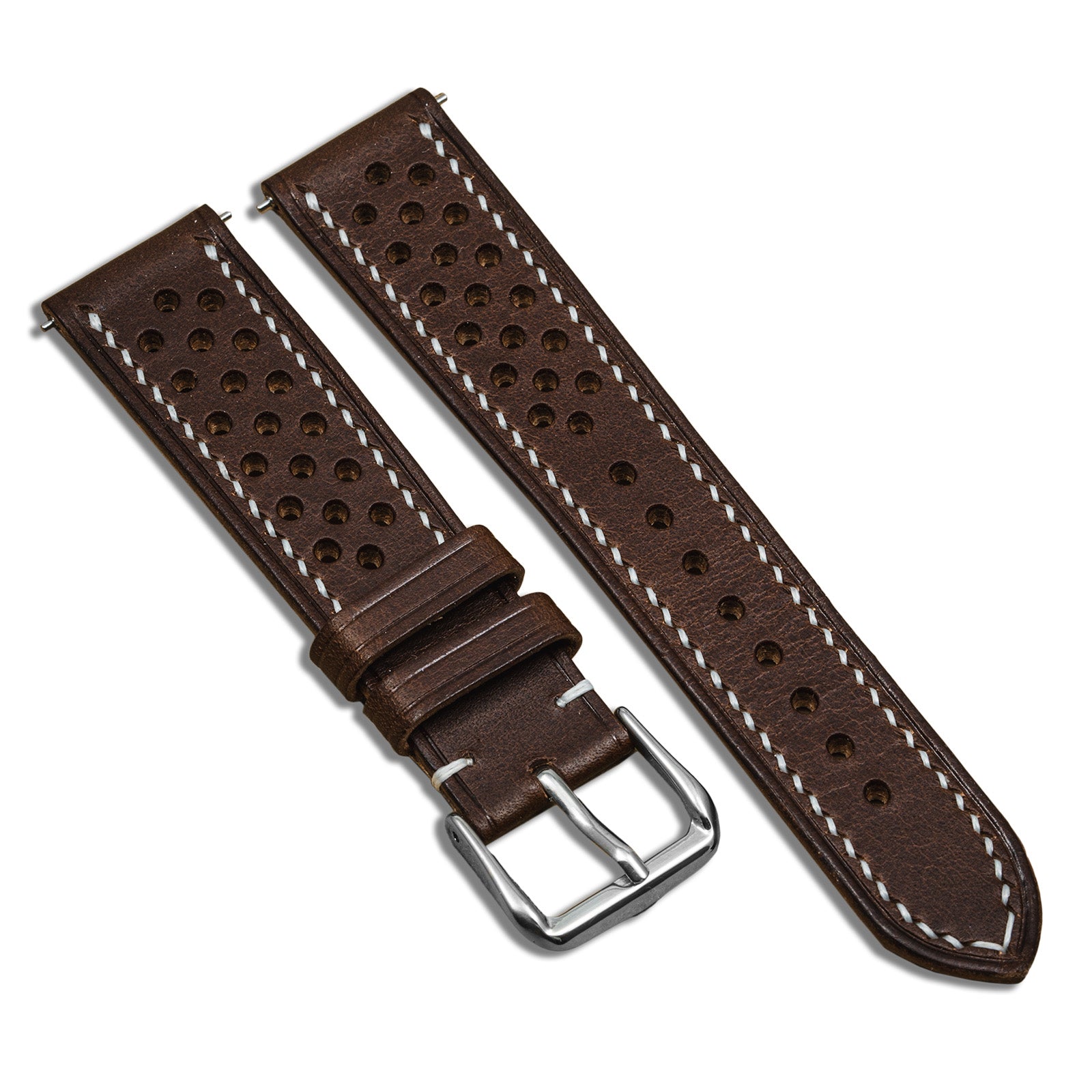 Hand-stitched Walpier Buttero Rally Brown/White