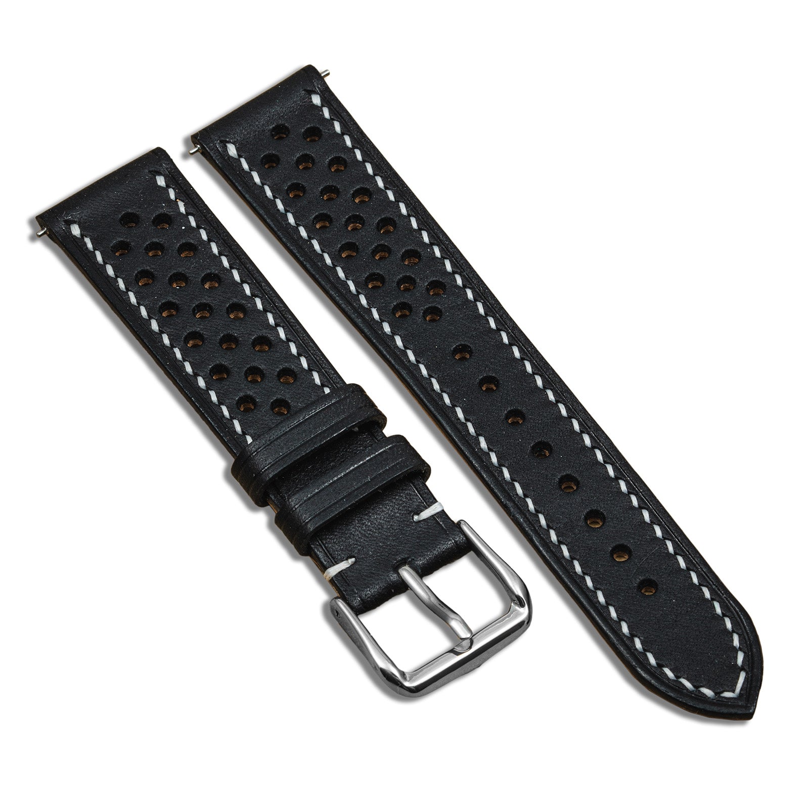 Hand-stitched Walpier Buttero Rally Black/White