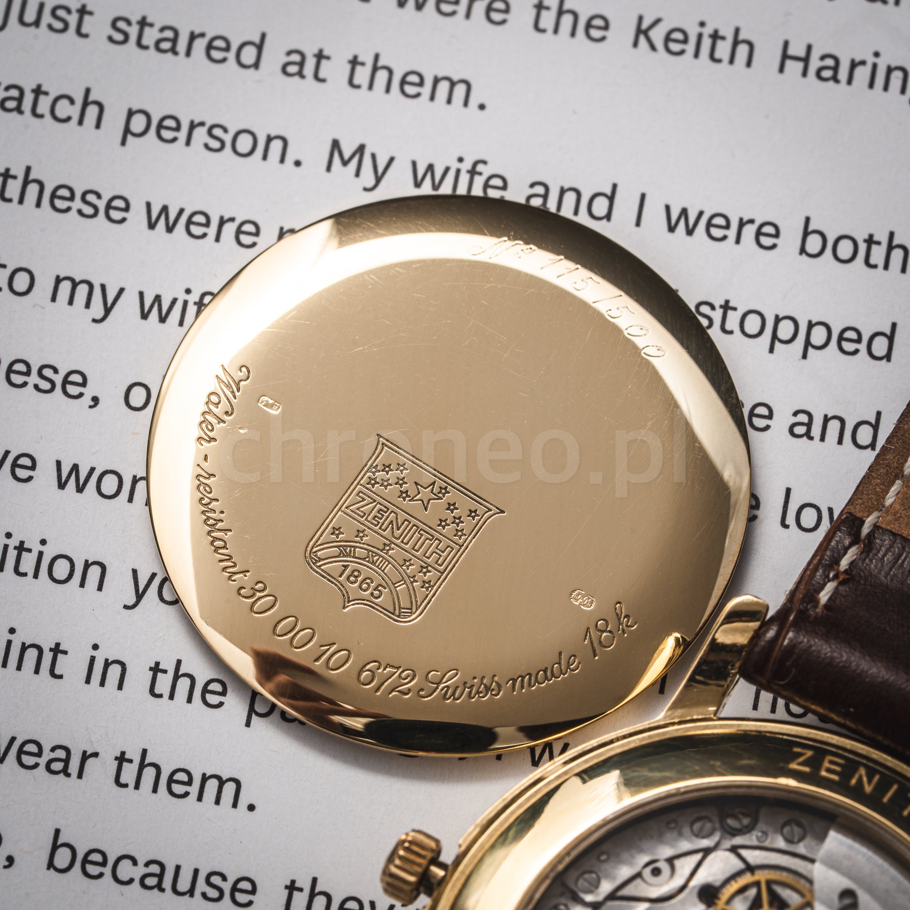 Zenith Automatic Limited Gold 672 ref. 30.0010.672