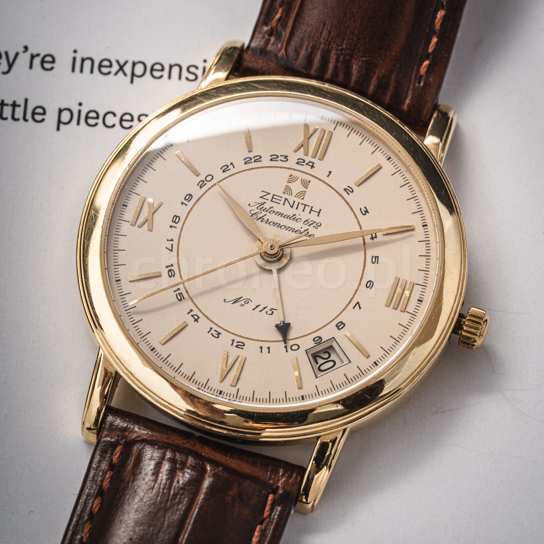 Zenith Automatic Limited Gold 672 ref. 30.0010.672