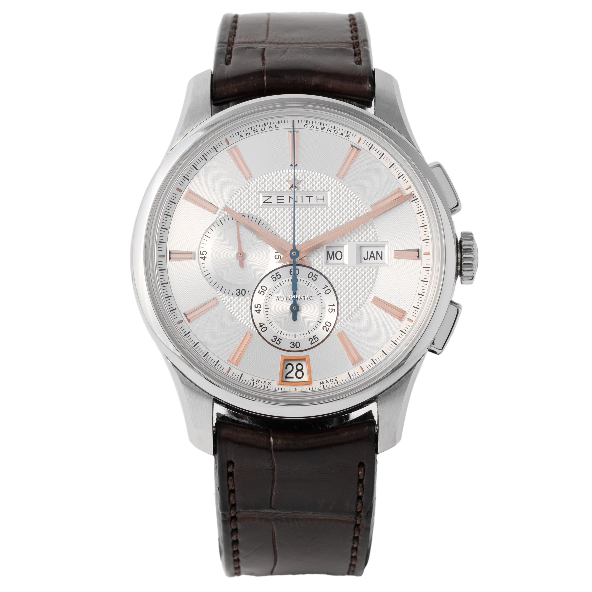 Zenith Winsor Annual Calendar El Primero Captain 42 mm ref. 03.2070.4054/02.C711