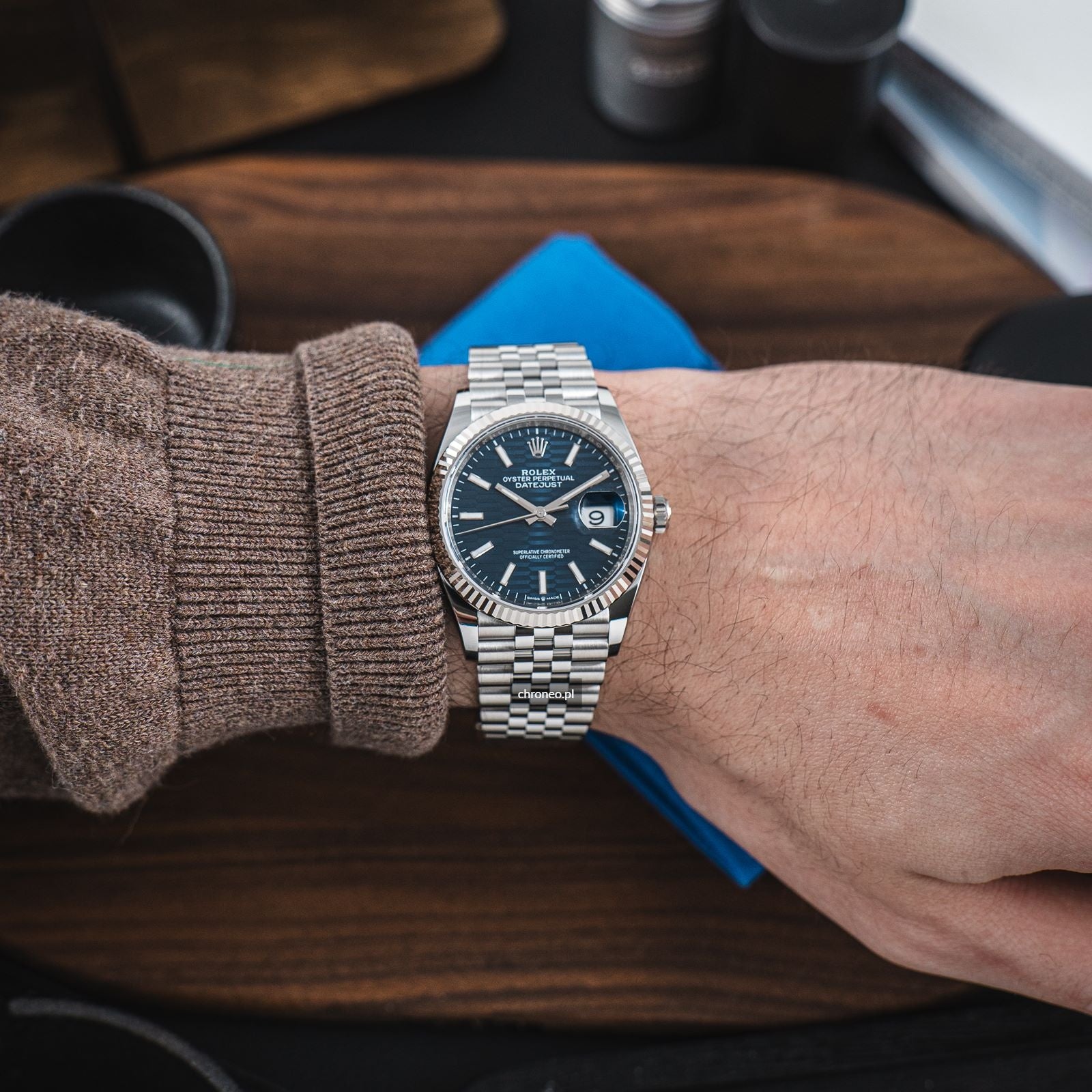 Rolex Datejust 36 "Blue Motif" ref. 126234