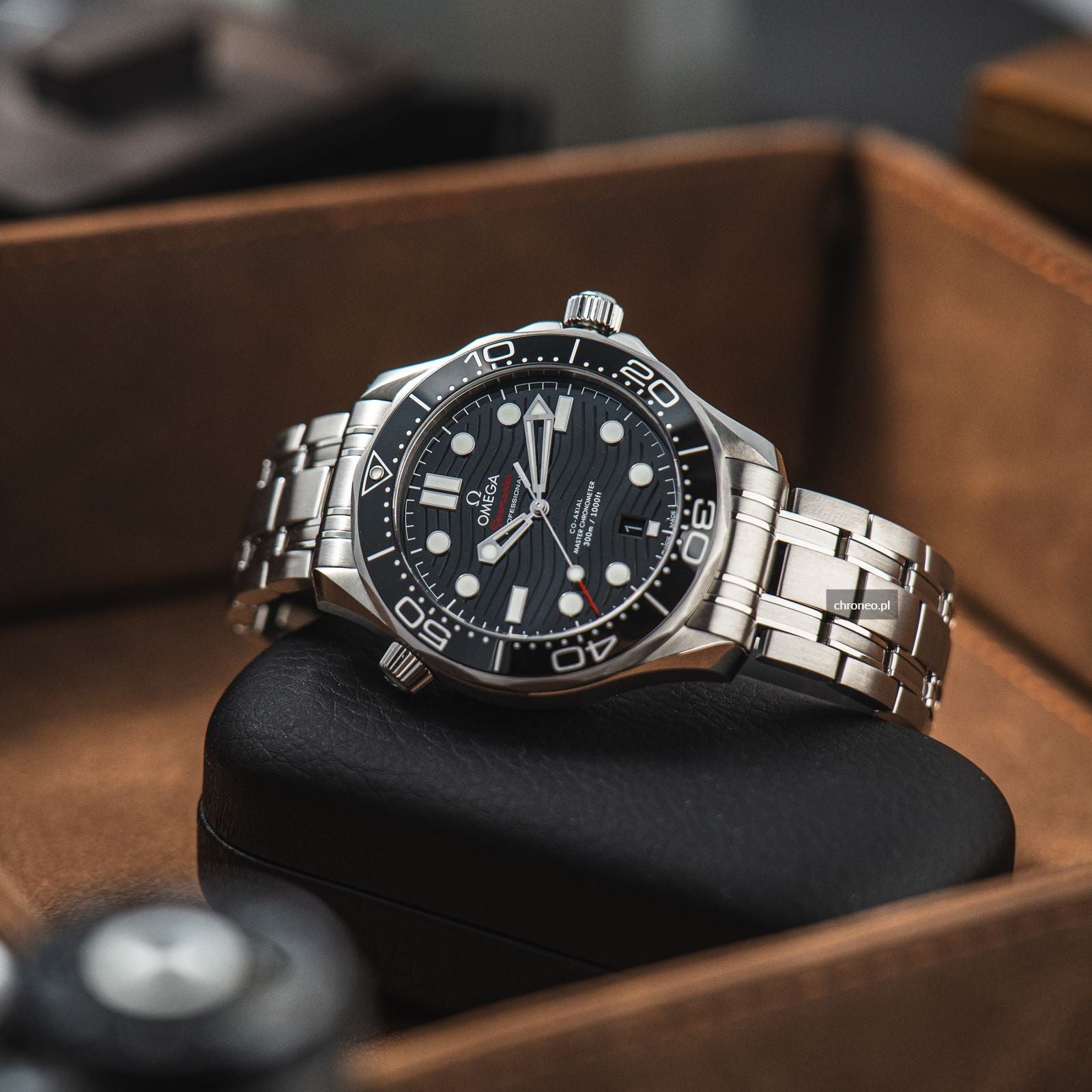 omega seamaster diver 300m ref. 210.30.42.20.01.001 czarna tarcza bransoleta