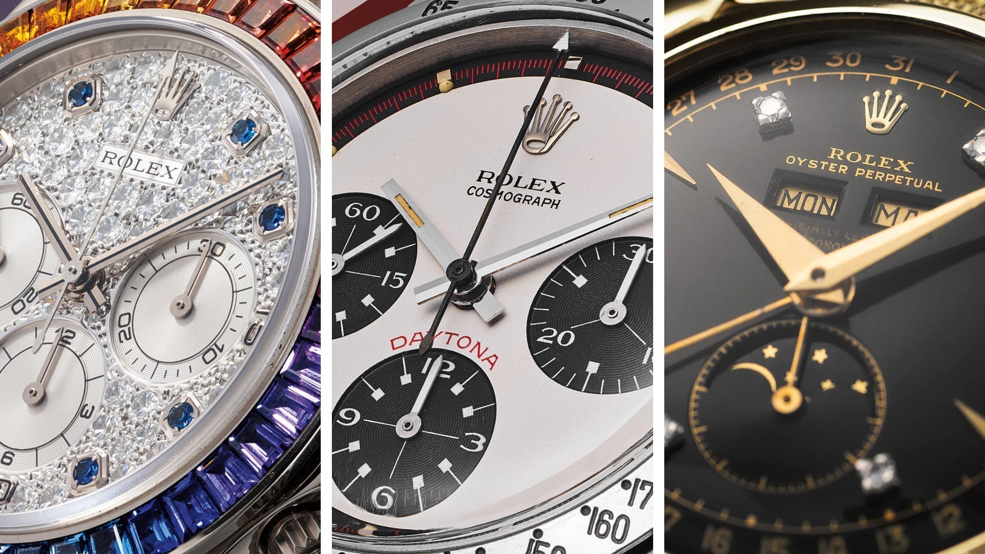 Tarcze najdroższych Rolexów w historii