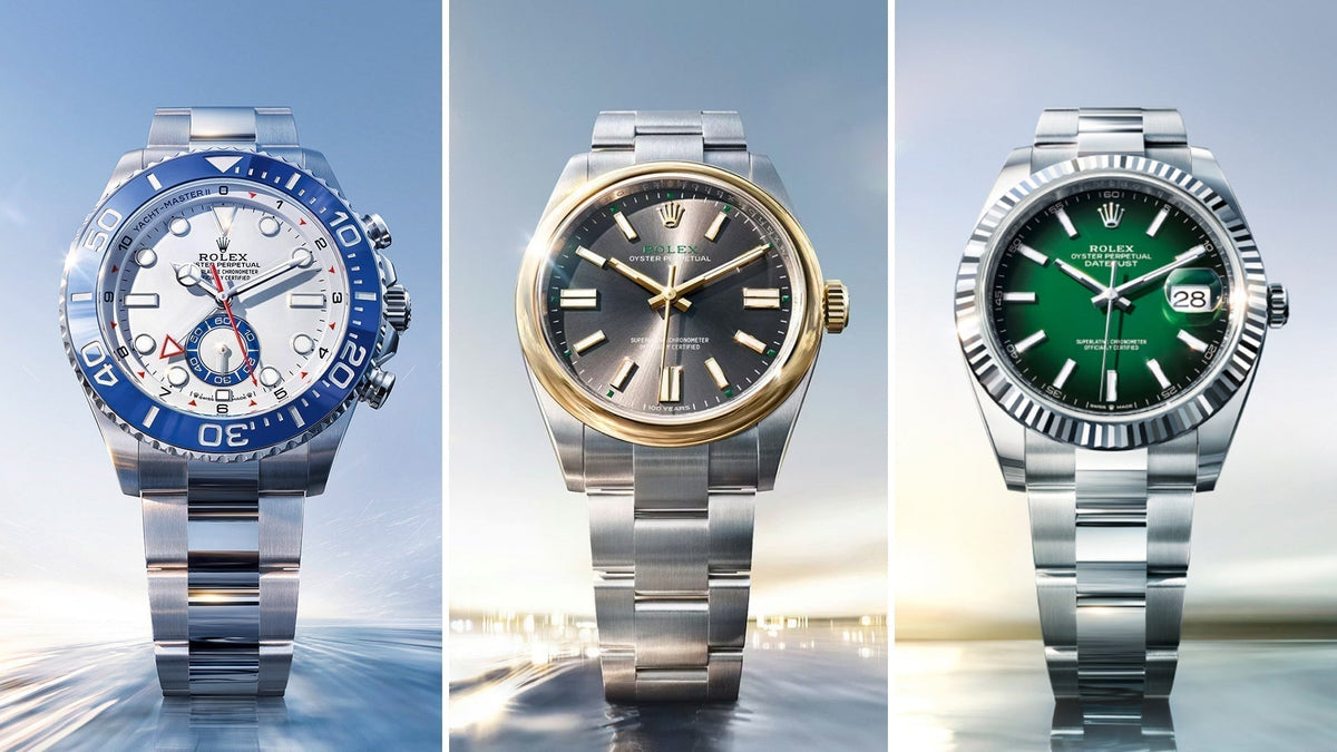 Nowości od Rolex na 2026 rok - Yacht-Master 2, Oyster Perpetual „100th Anniversary Edition”, Datejust z zieloną tarczą ombré 