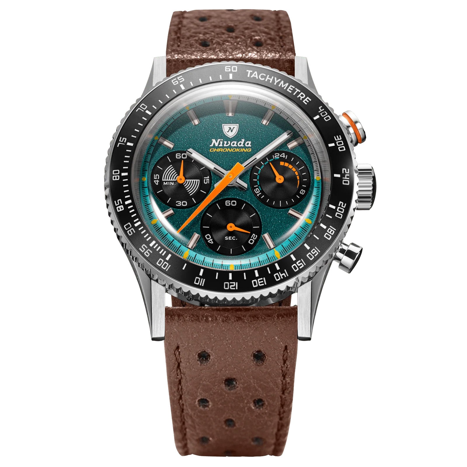 Nivada Grenchen Chronoking Mecaquartz Racing Green 87051Q23