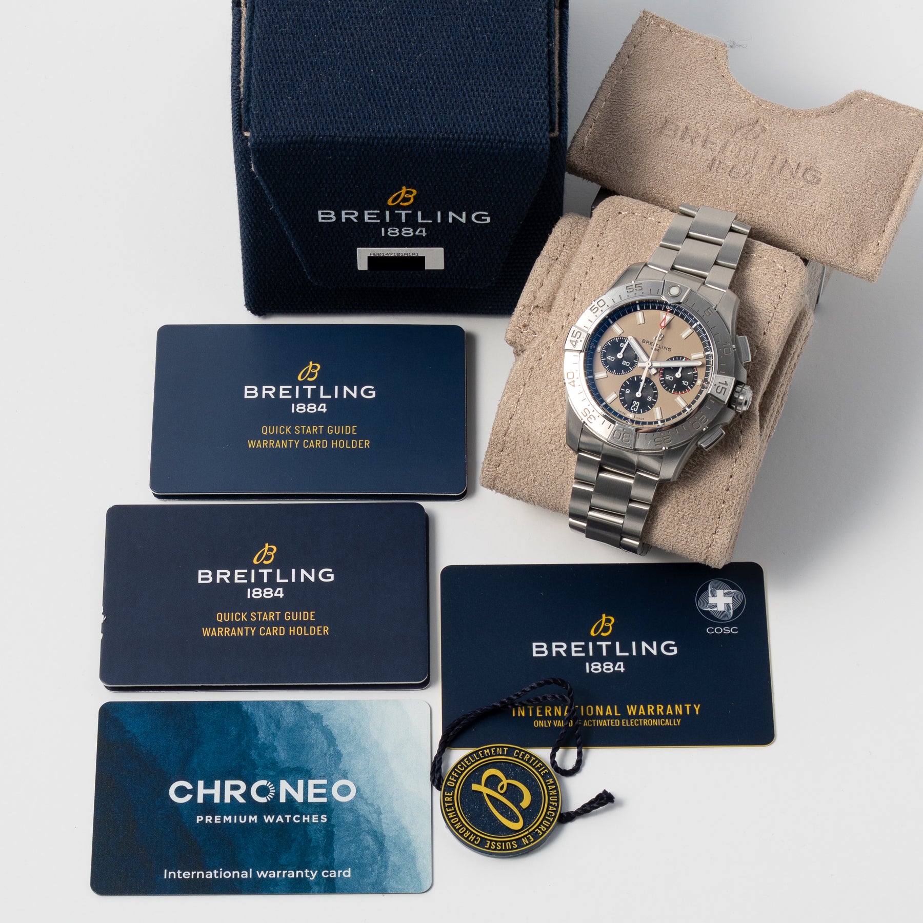 Breitling Avenger B01 Chronograph 44 AB0147101A1A1