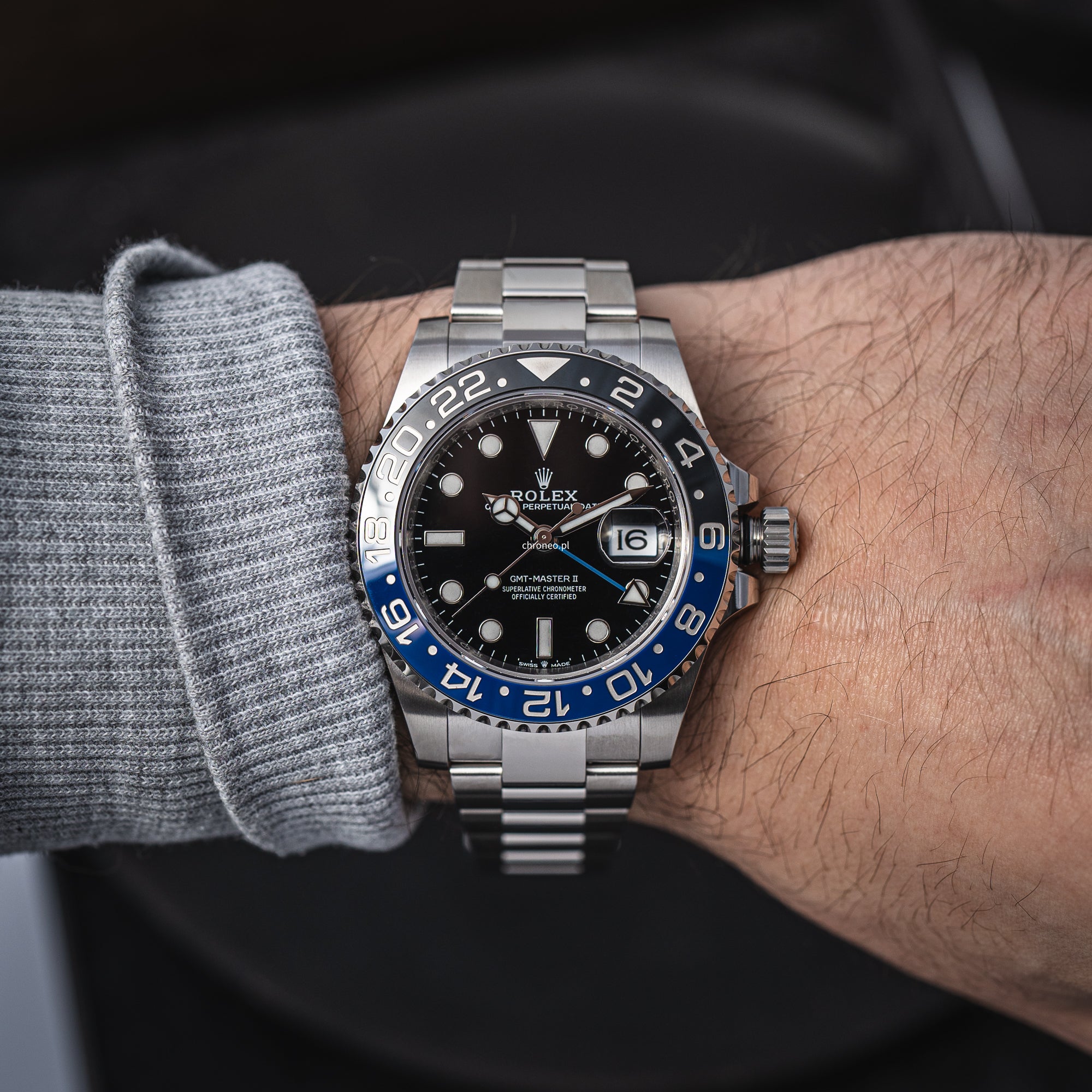 Rolex GMT-Master II 40mm 126710BLNR full set BATMAN