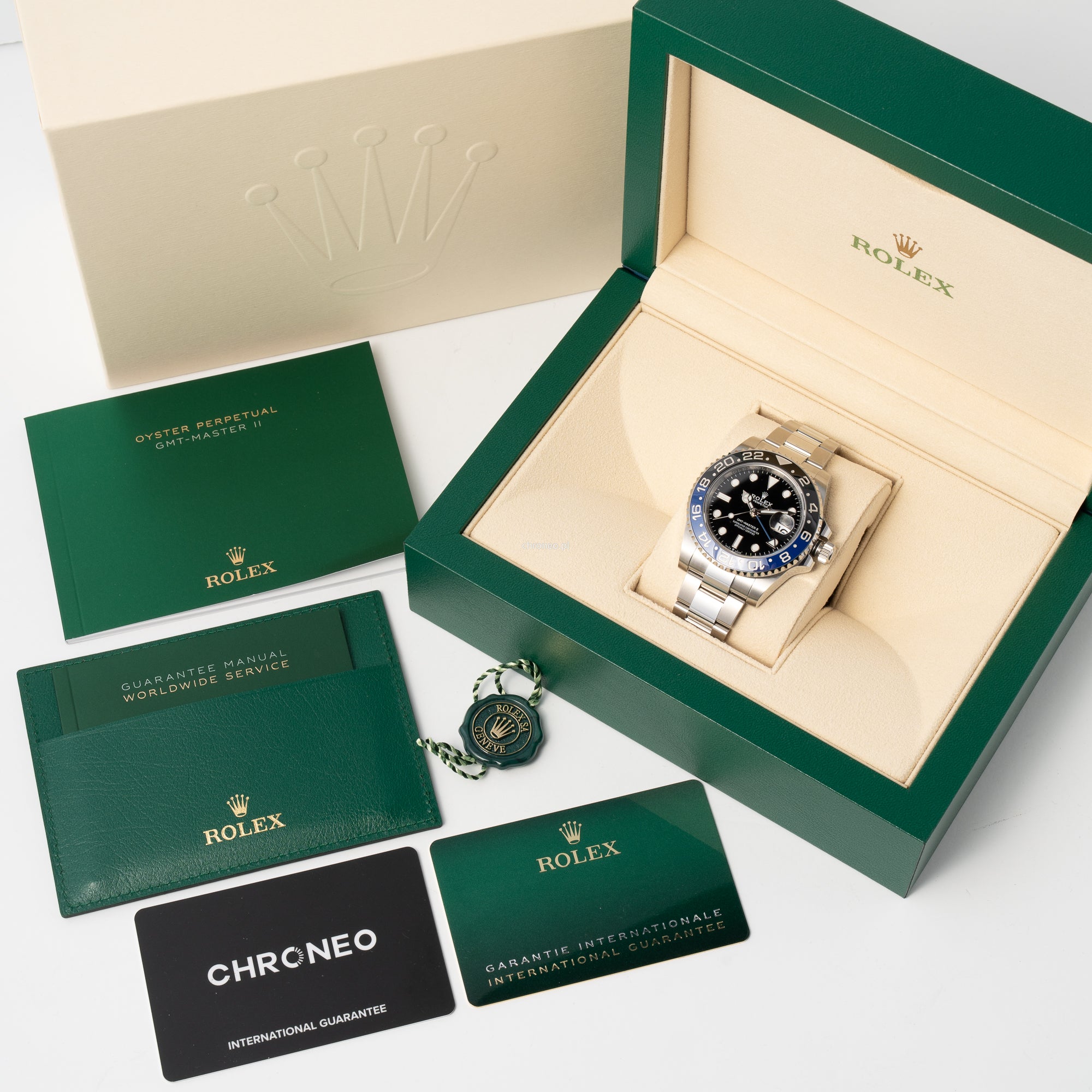 Rolex GMT-Master II 40mm 126710BLNR full set BATMAN