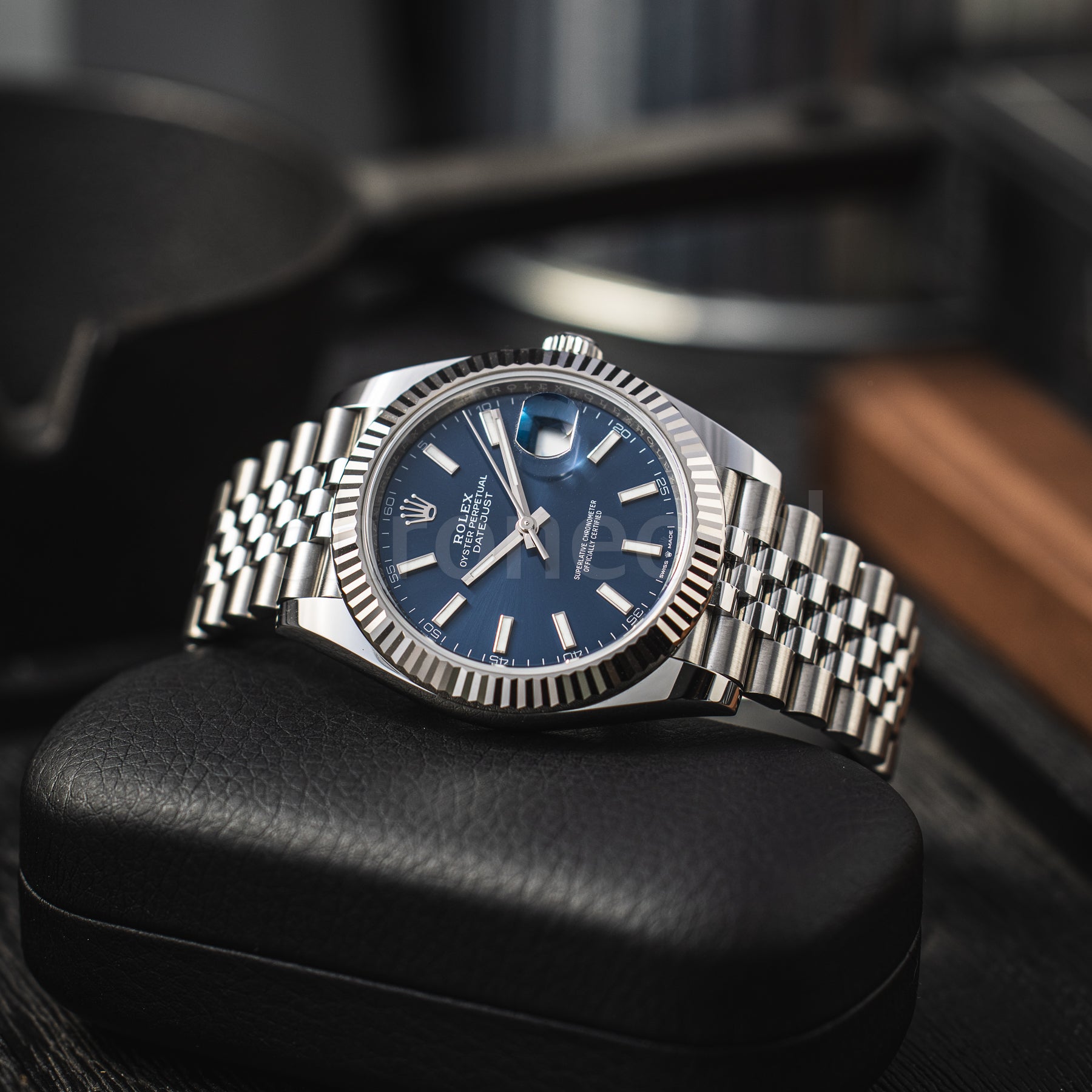 	
Rolex Datejust 41mm ref. 126334 jubilee blue