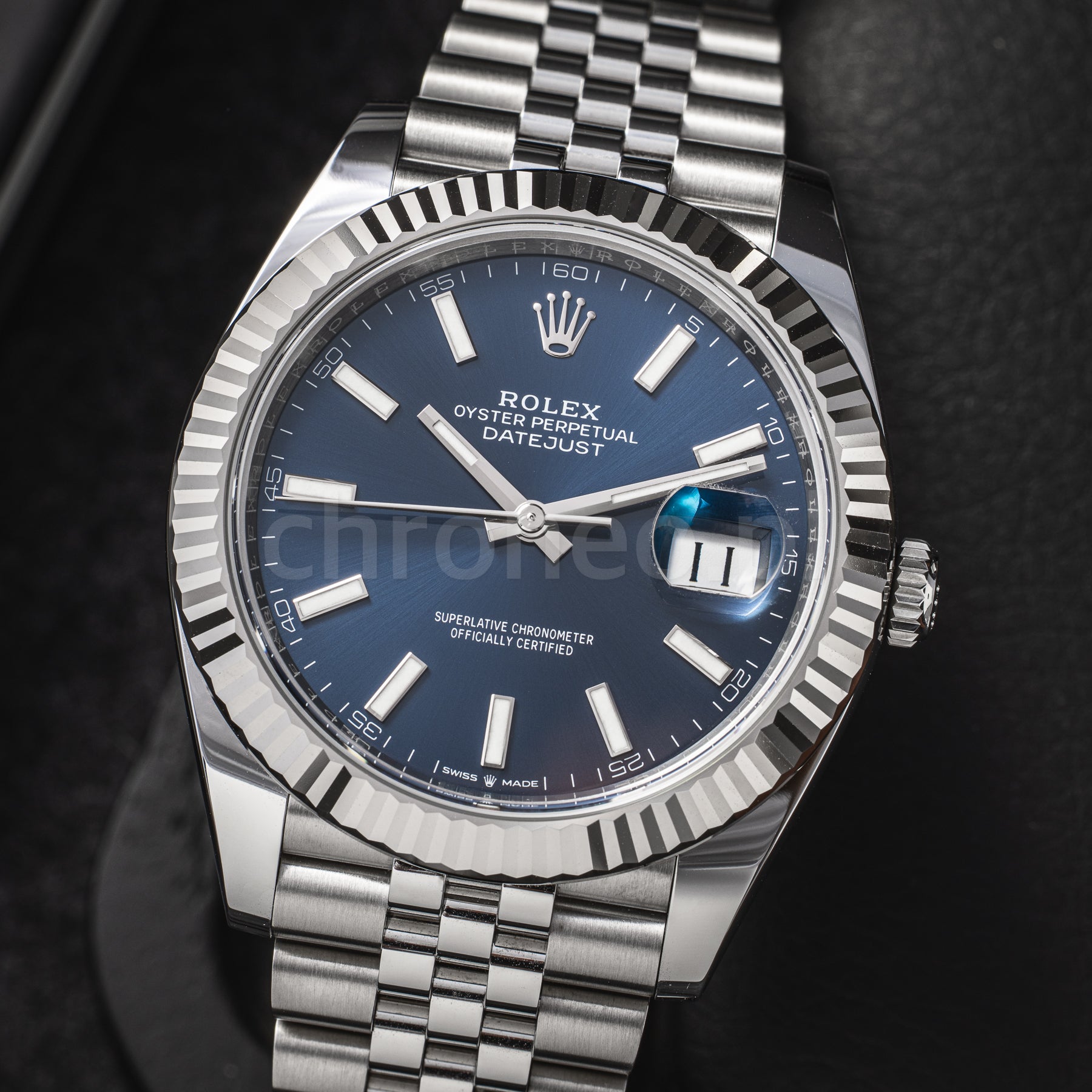 	
Rolex Datejust 41mm ref. 126334 jubilee blue