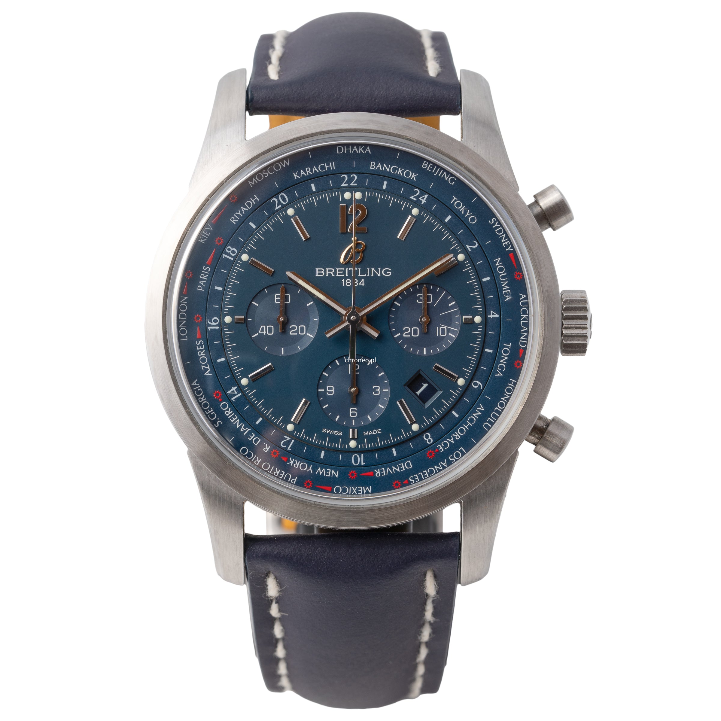 Breitling Transocean Chronograph Unitime AB0510