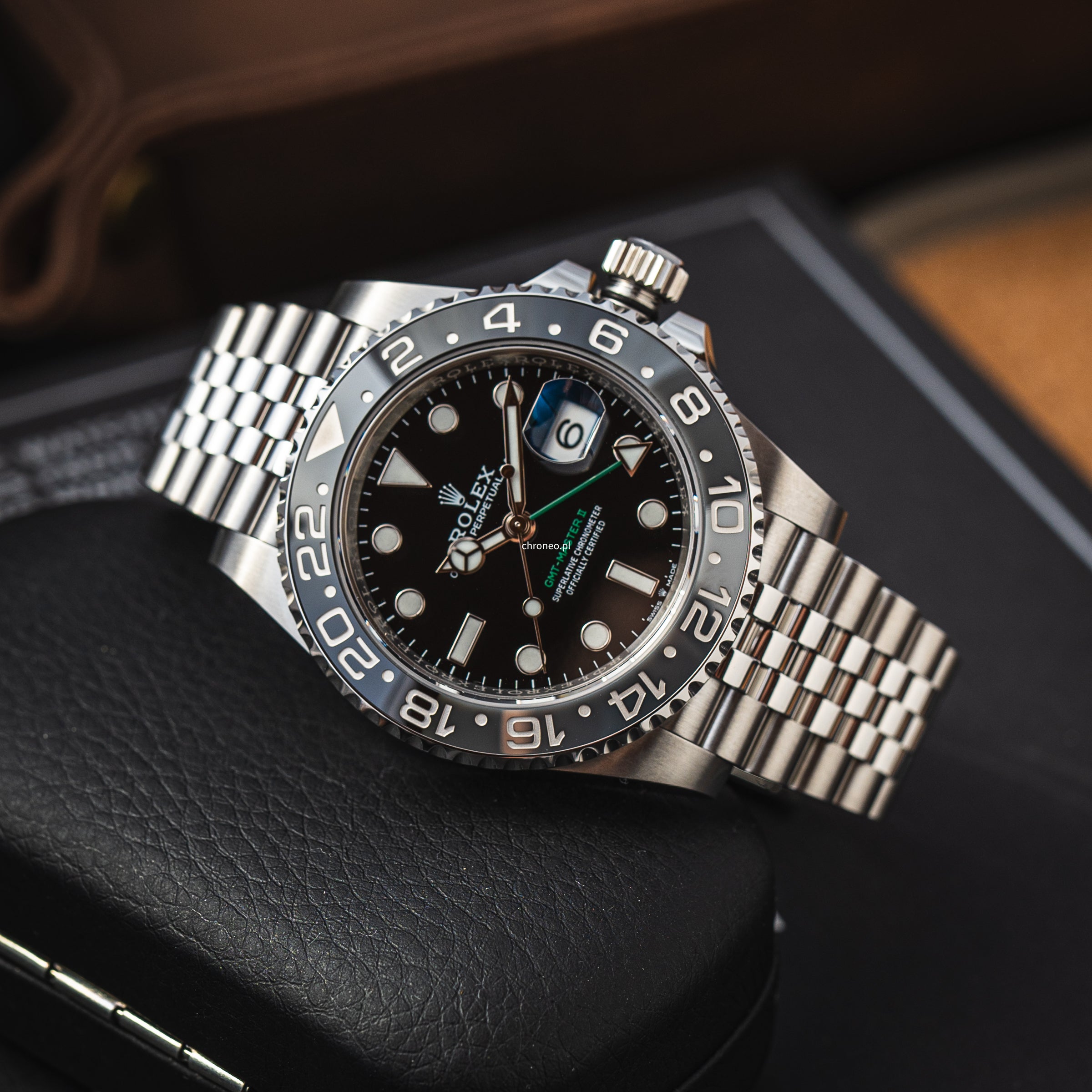 Rolex GMT-Master II 126710GRNR full set Bruce Wayne