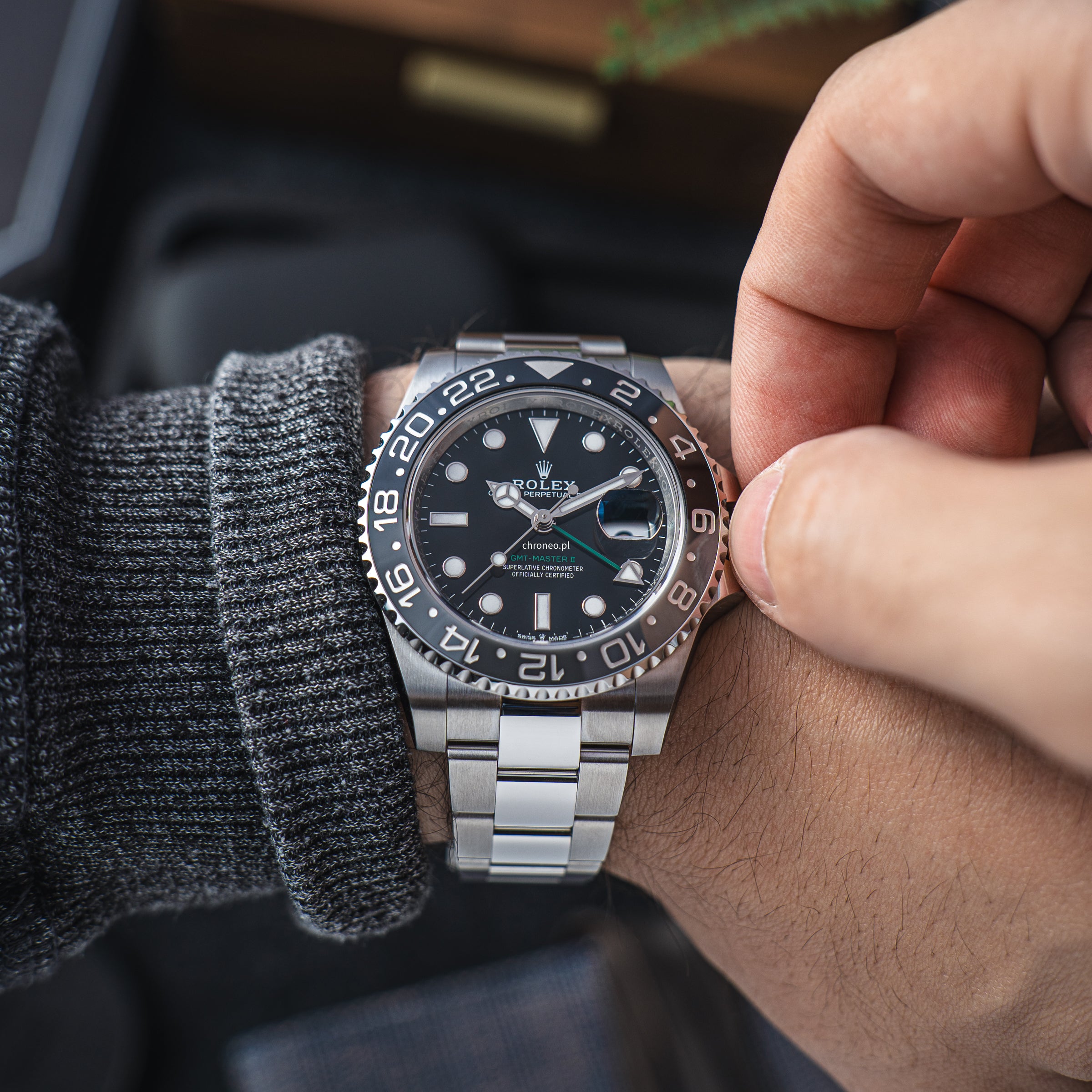 Rolex GMT-Master II 126710GRNR Nowy Bruce Wayne