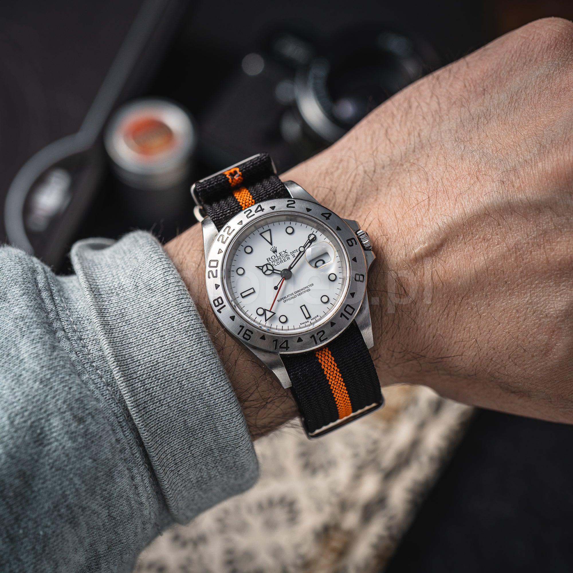 NATO Black/Orange - Czarno-pomarańczowy