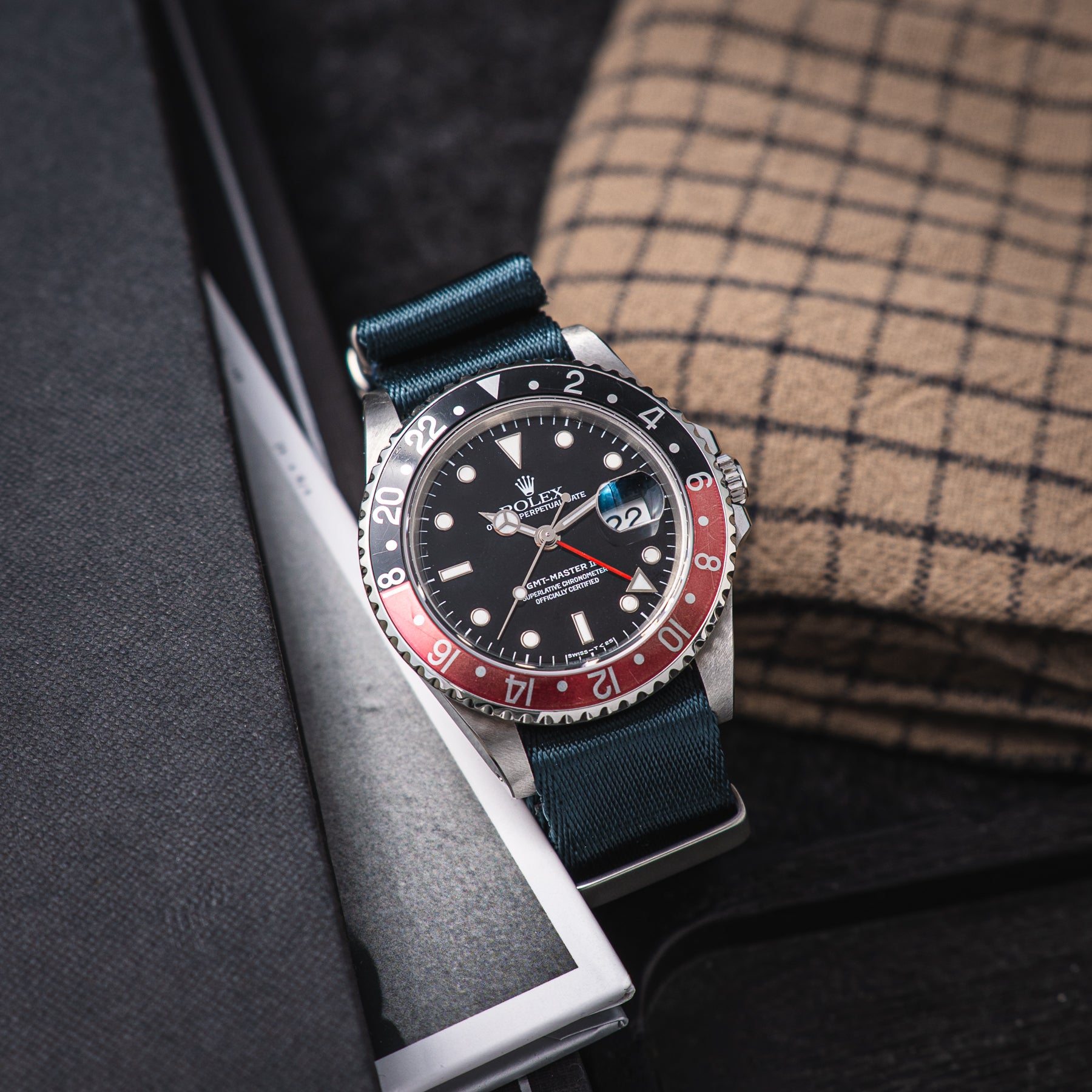 NATO Seatbelt Deep Blue - Granatowy