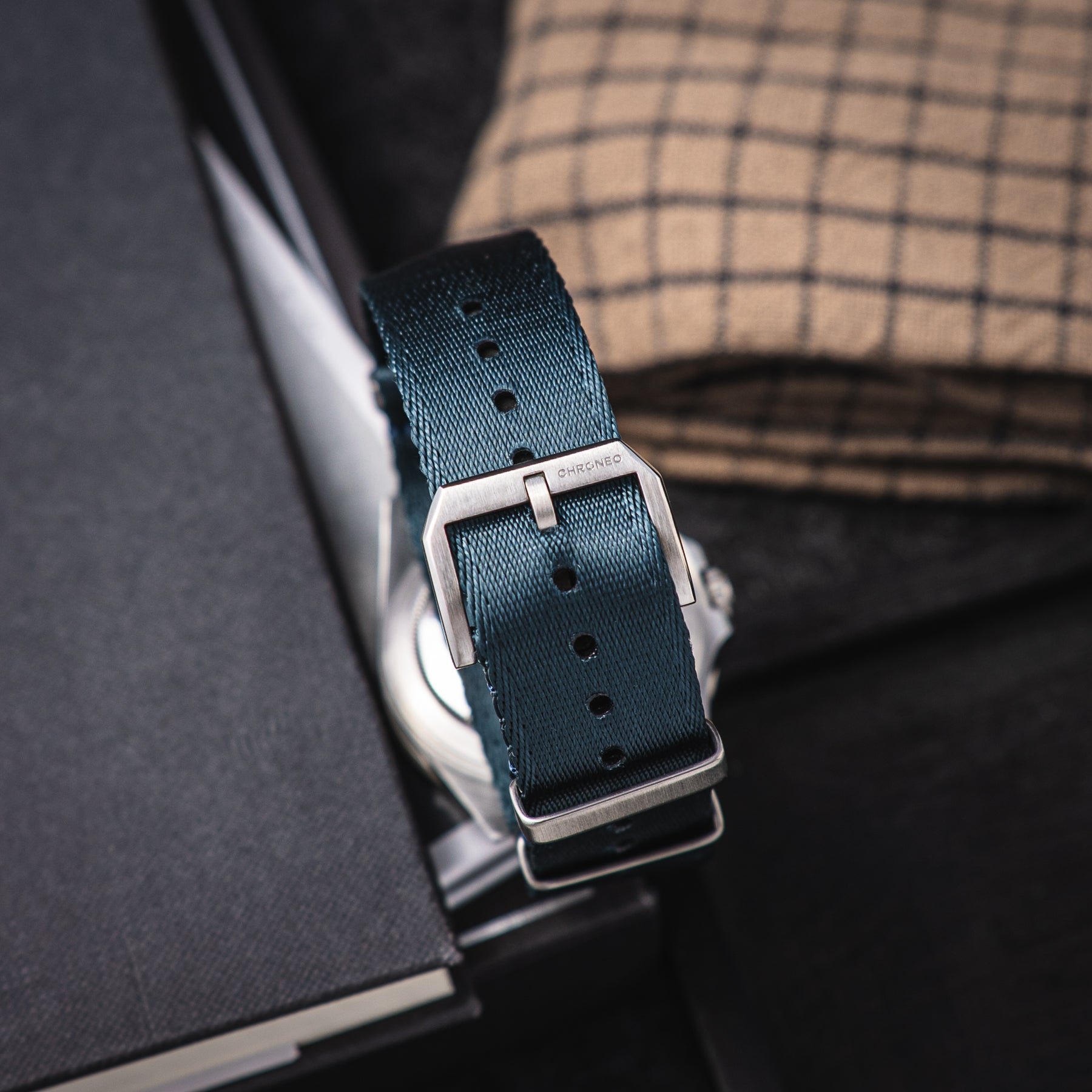 NATO Seatbelt Deep Blue - Granatowy