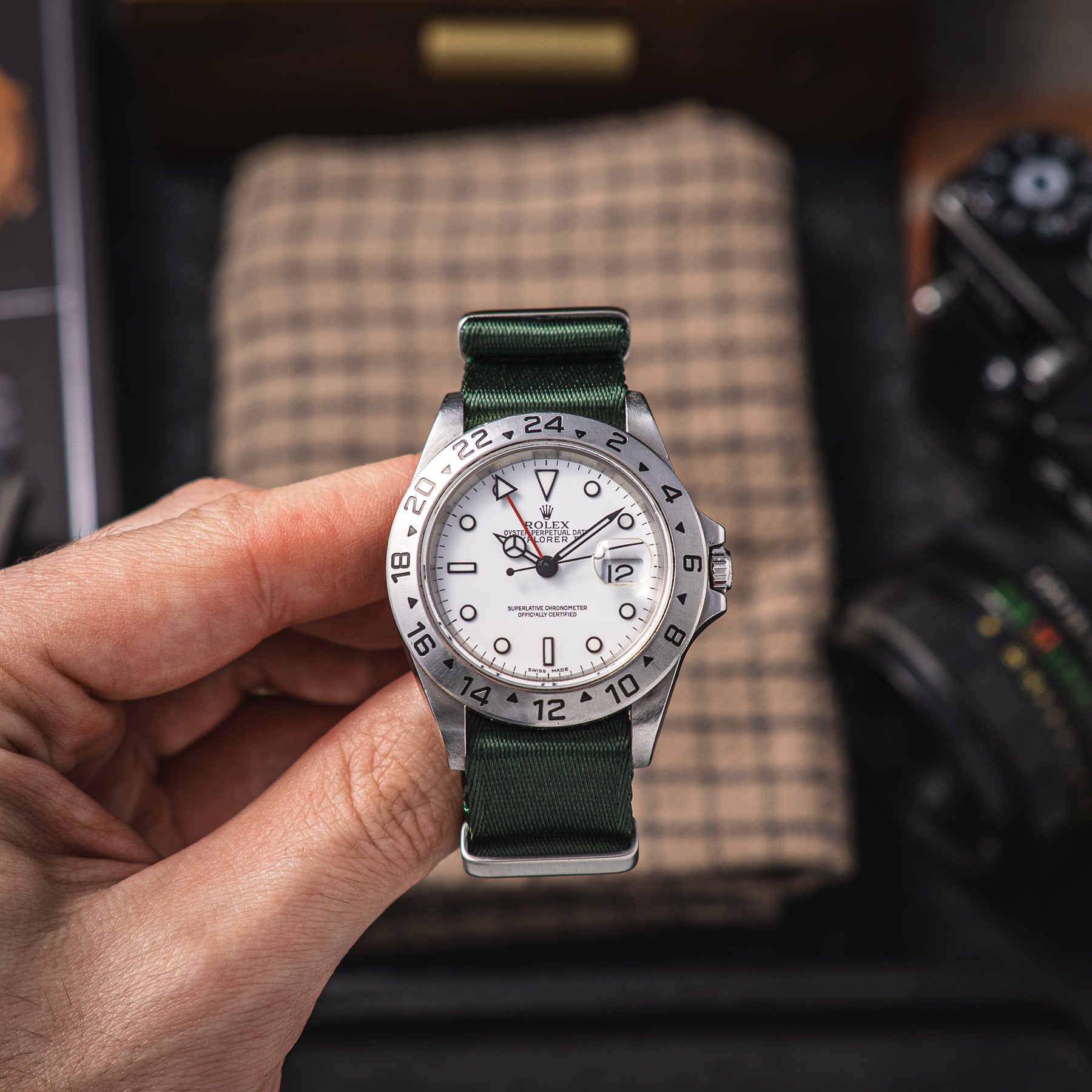 NATO Seatbelt Forest Green - Leśna zieleń