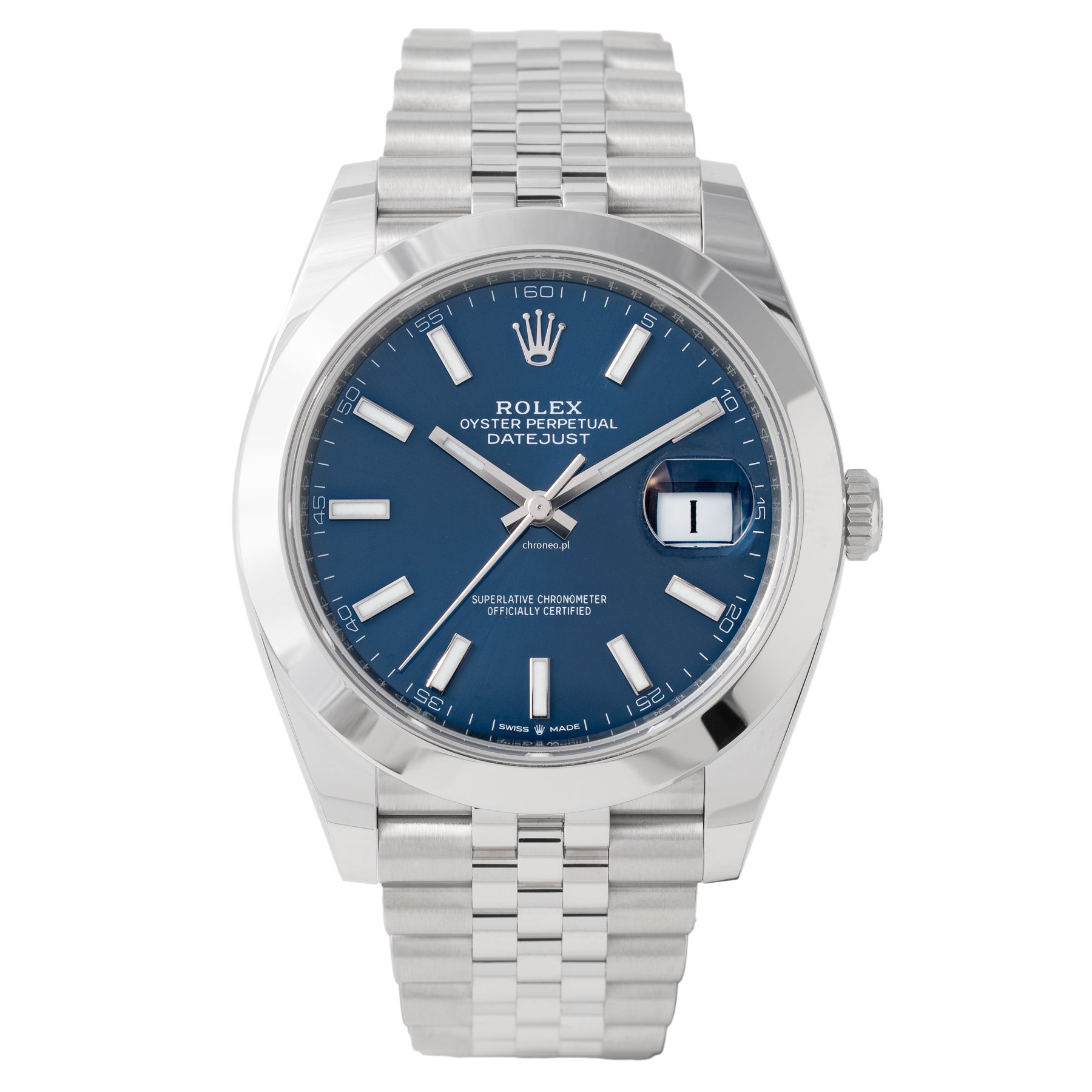 Rolex Datejust 41 126300 blue jubilee