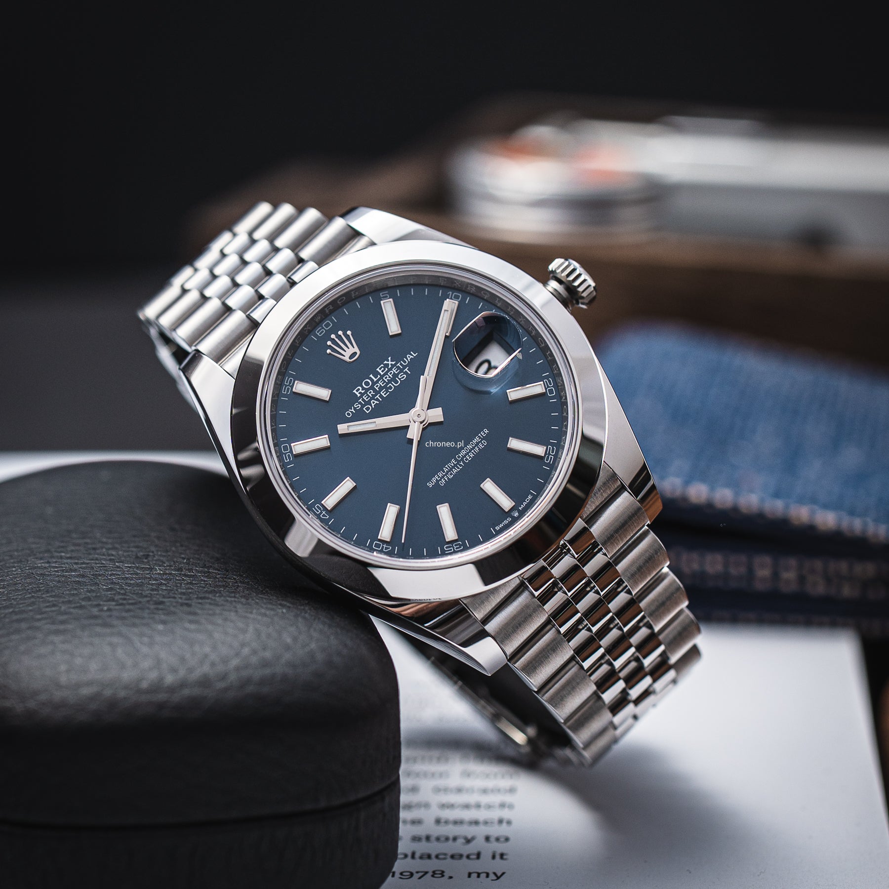 Rolex Datejust 41 126300 blue jubilee