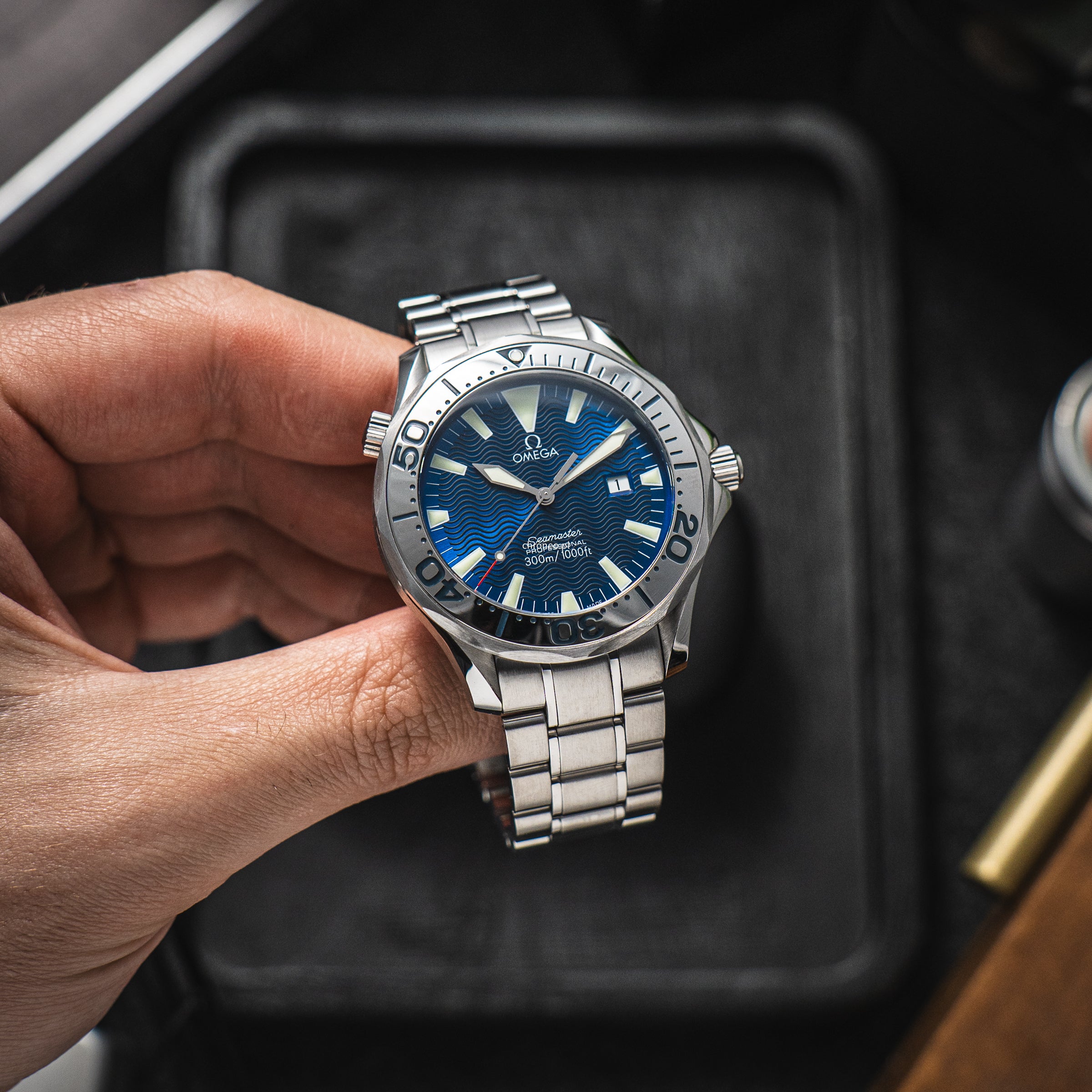 Omega Seamaster Professional 300m Electric Blue 41 mm ref. 22658000