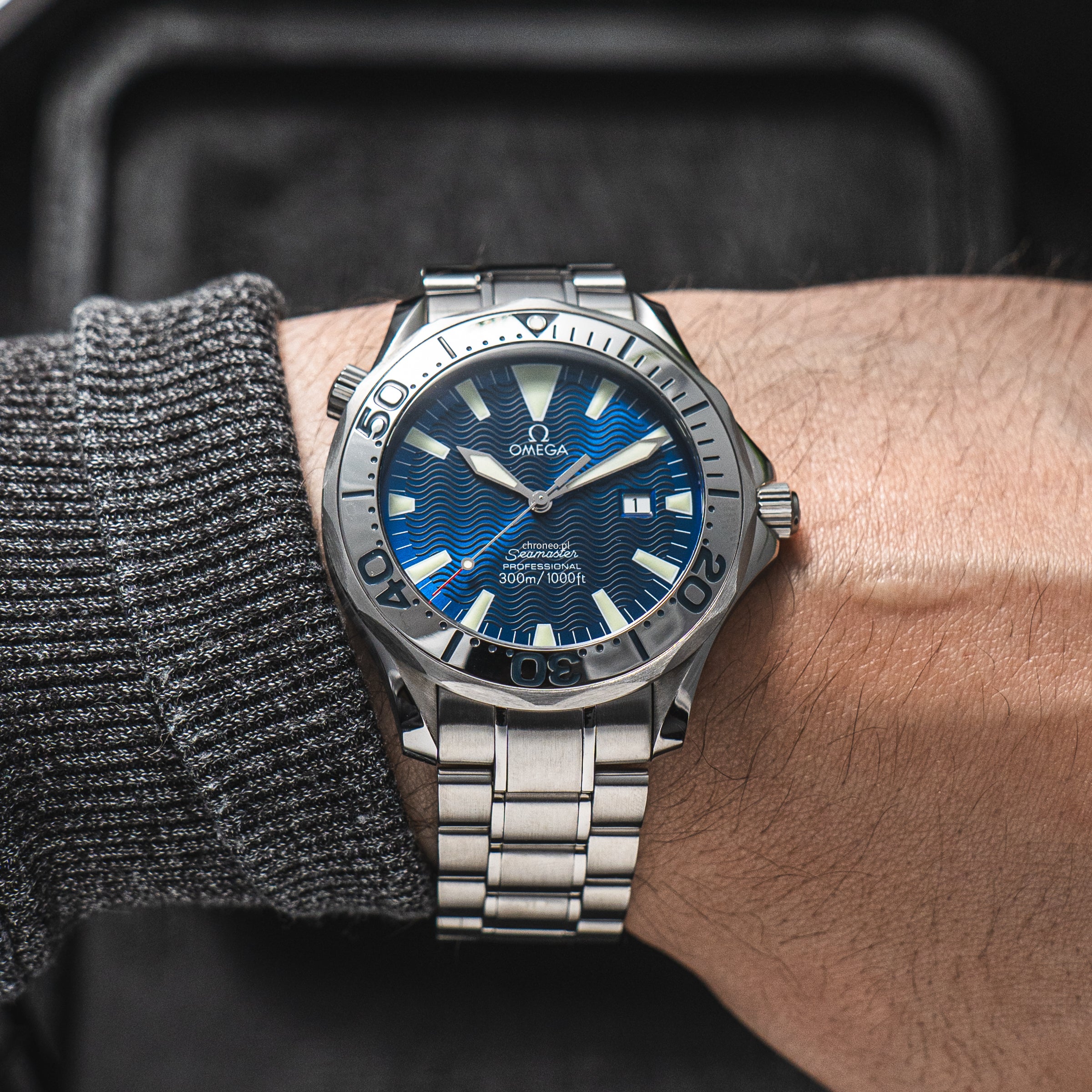 Omega Seamaster Professional 300m Electric Blue 41 mm ref. 22658000