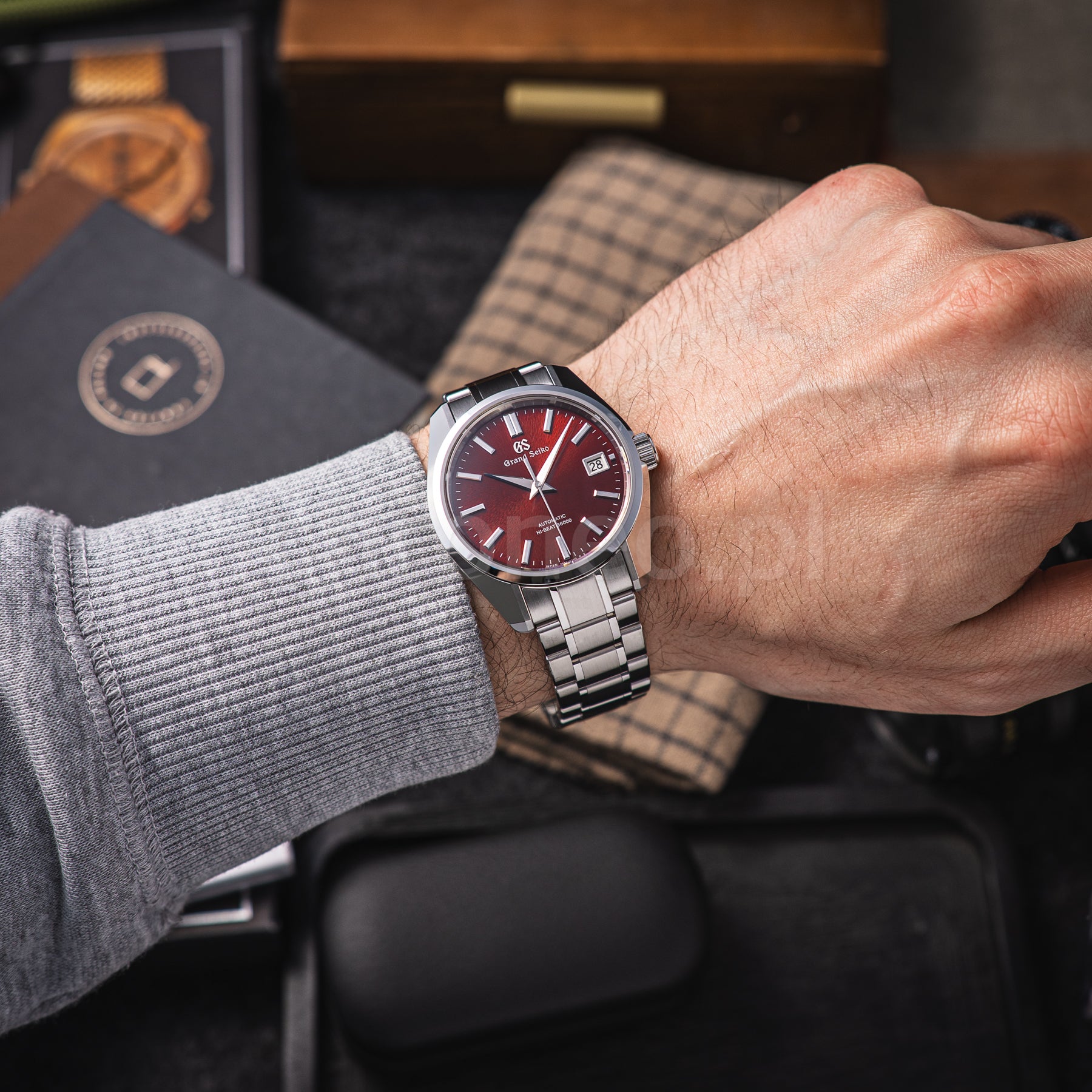 Grand Seiko Metal Automatic Mechanical Men's Watch Heritage SBGH345