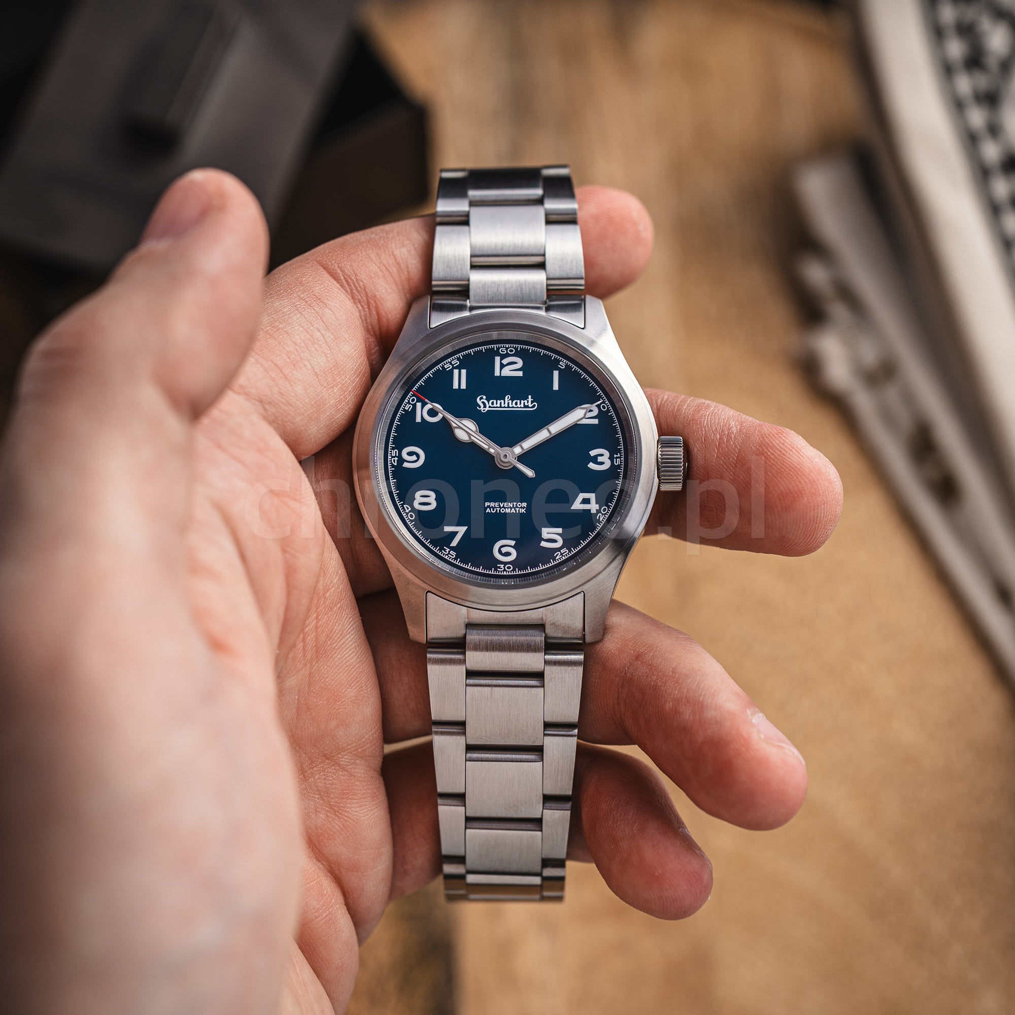 Hanhart Pioneer Preventor HD12 39 mm ref. 792.870-6429