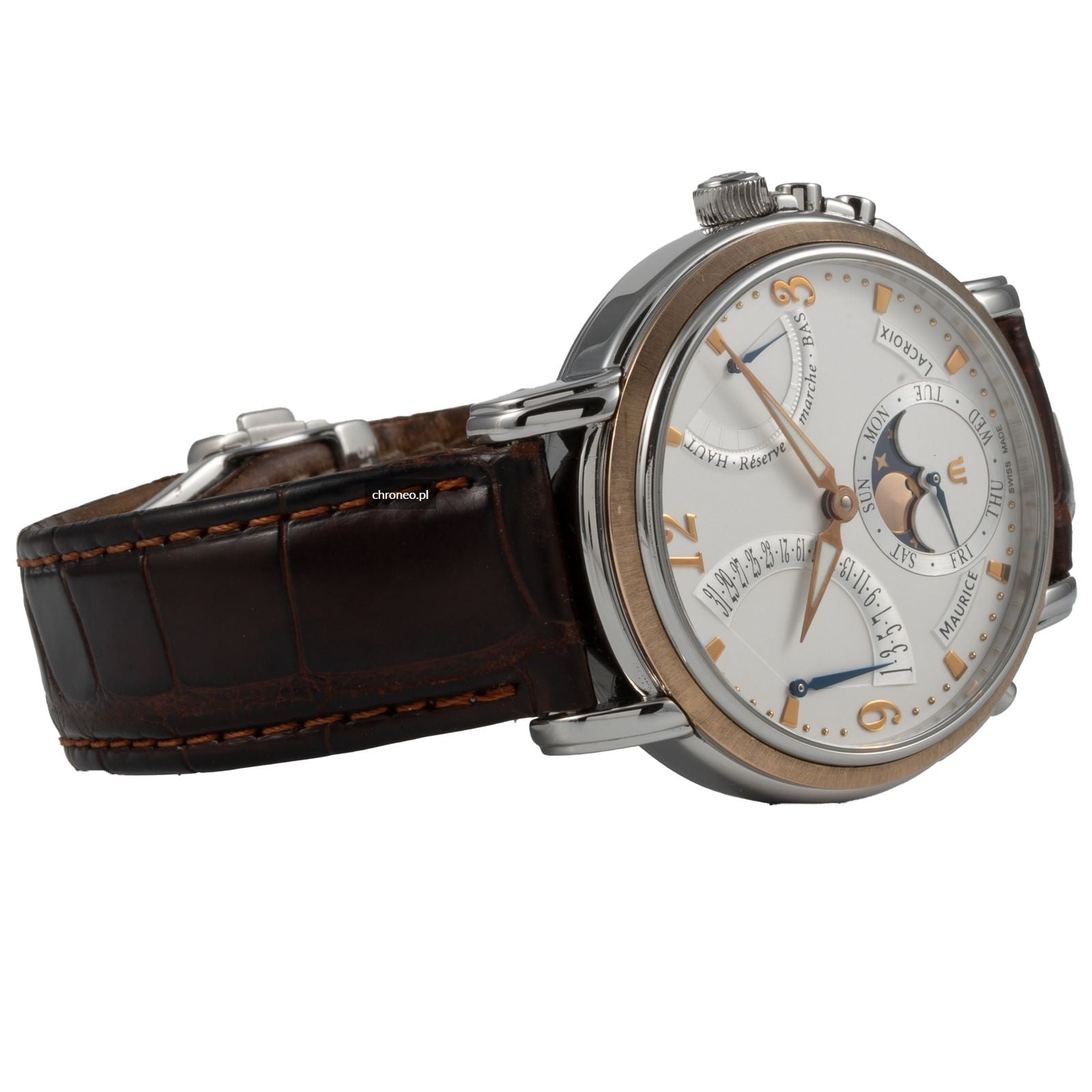 Maurice Lacroix Masterpiece Lune Retrograde MP7078-PS101-120