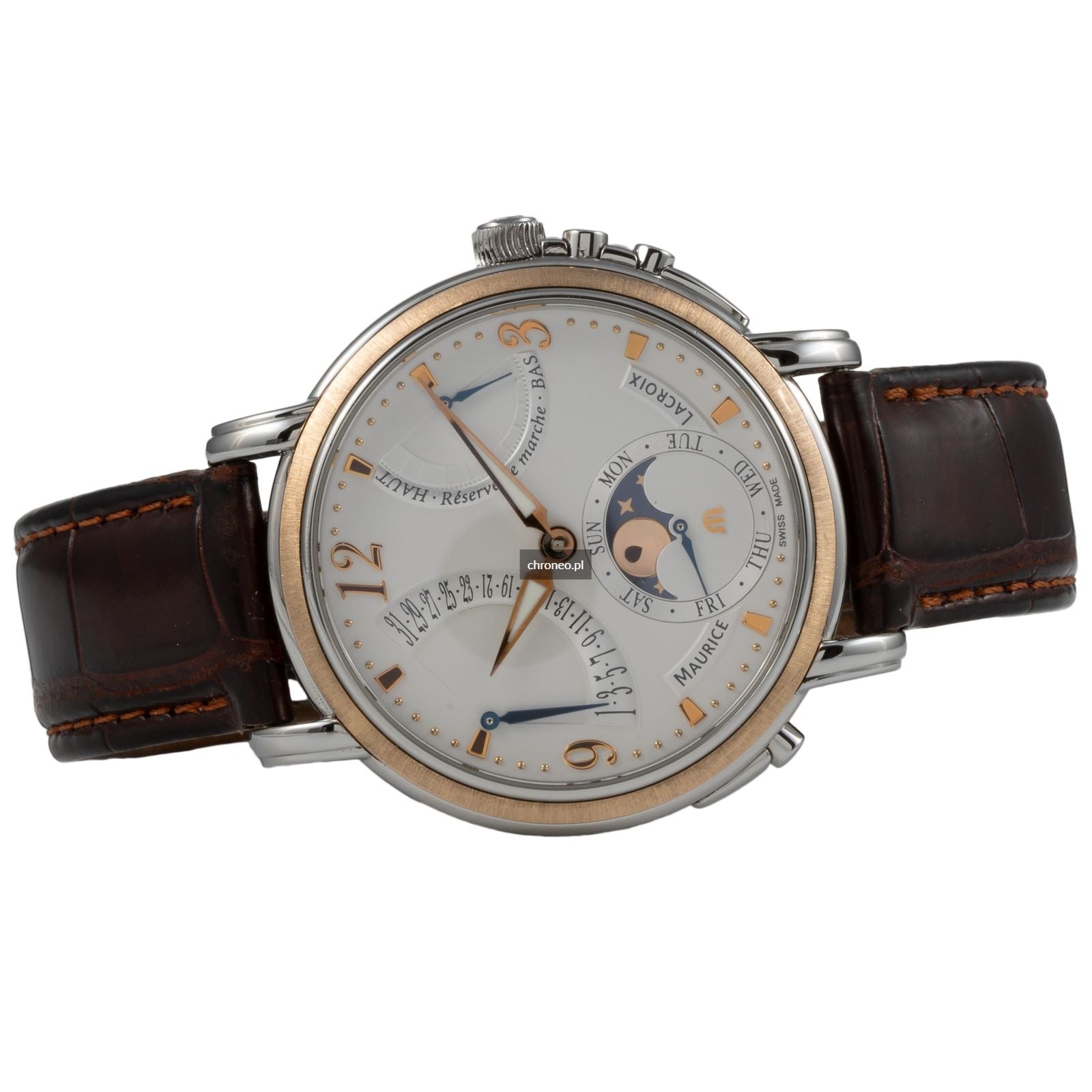 Maurice Lacroix Masterpiece Lune Retrograde MP7078-PS101-120