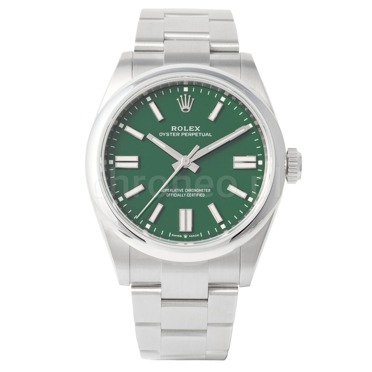 Rolex Oyster Perpetual Stainless Dial 41 134300 Green