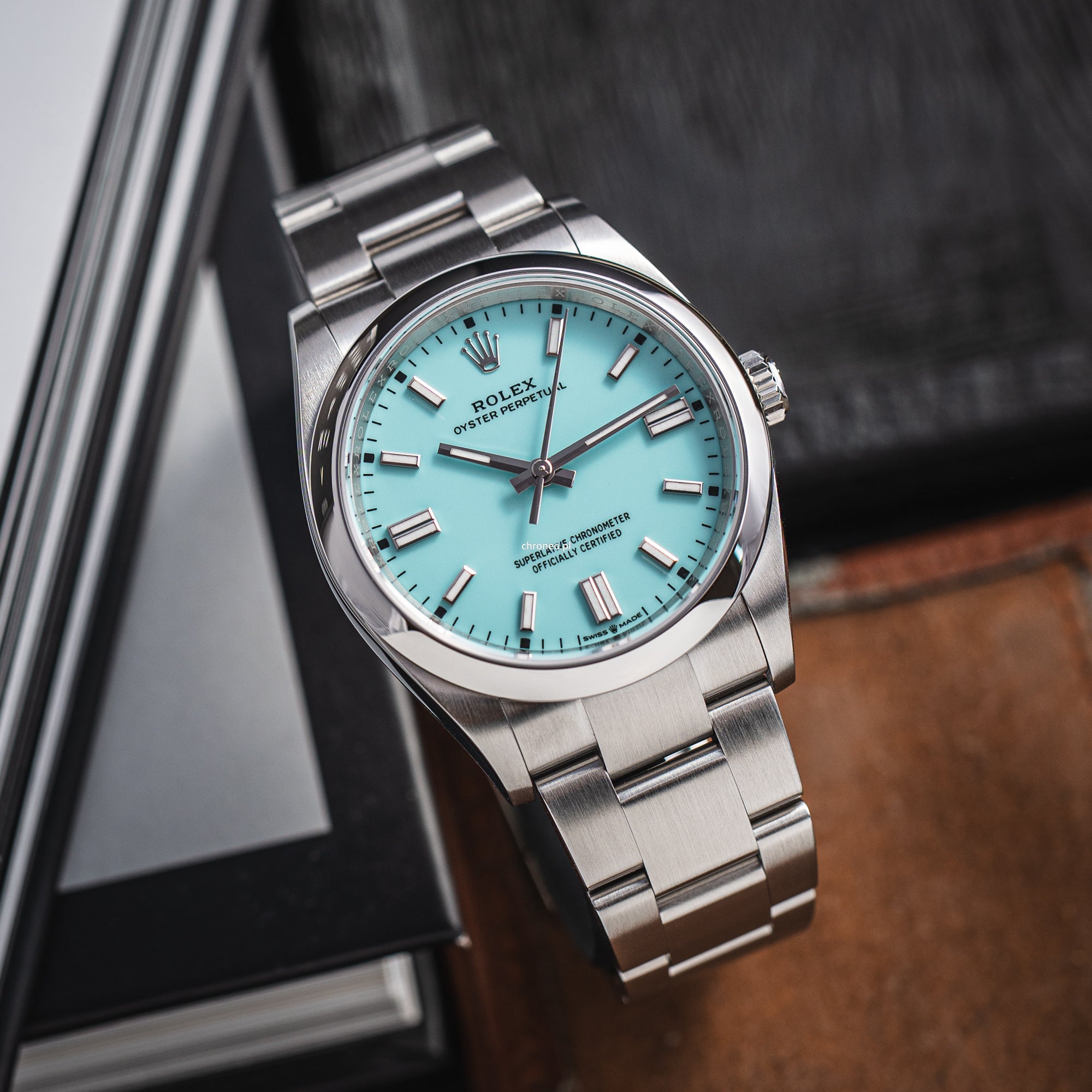 
Rolex Oyster Perpetual 36mm ref. 126000 Tiffany blue