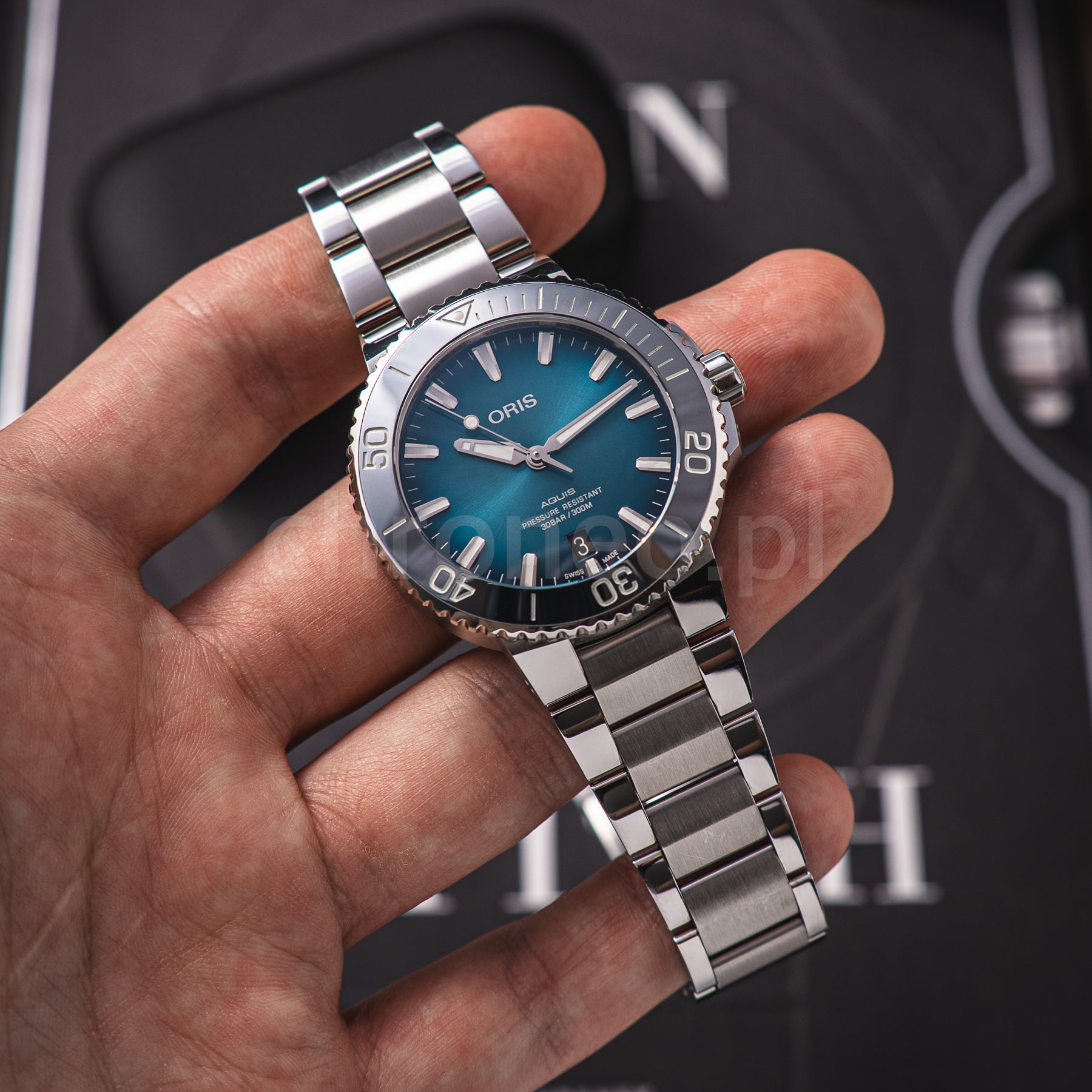 	
Oris Aquis Date 39,5mm ref. 01 733 7732 4155-07 8 21 05PEB