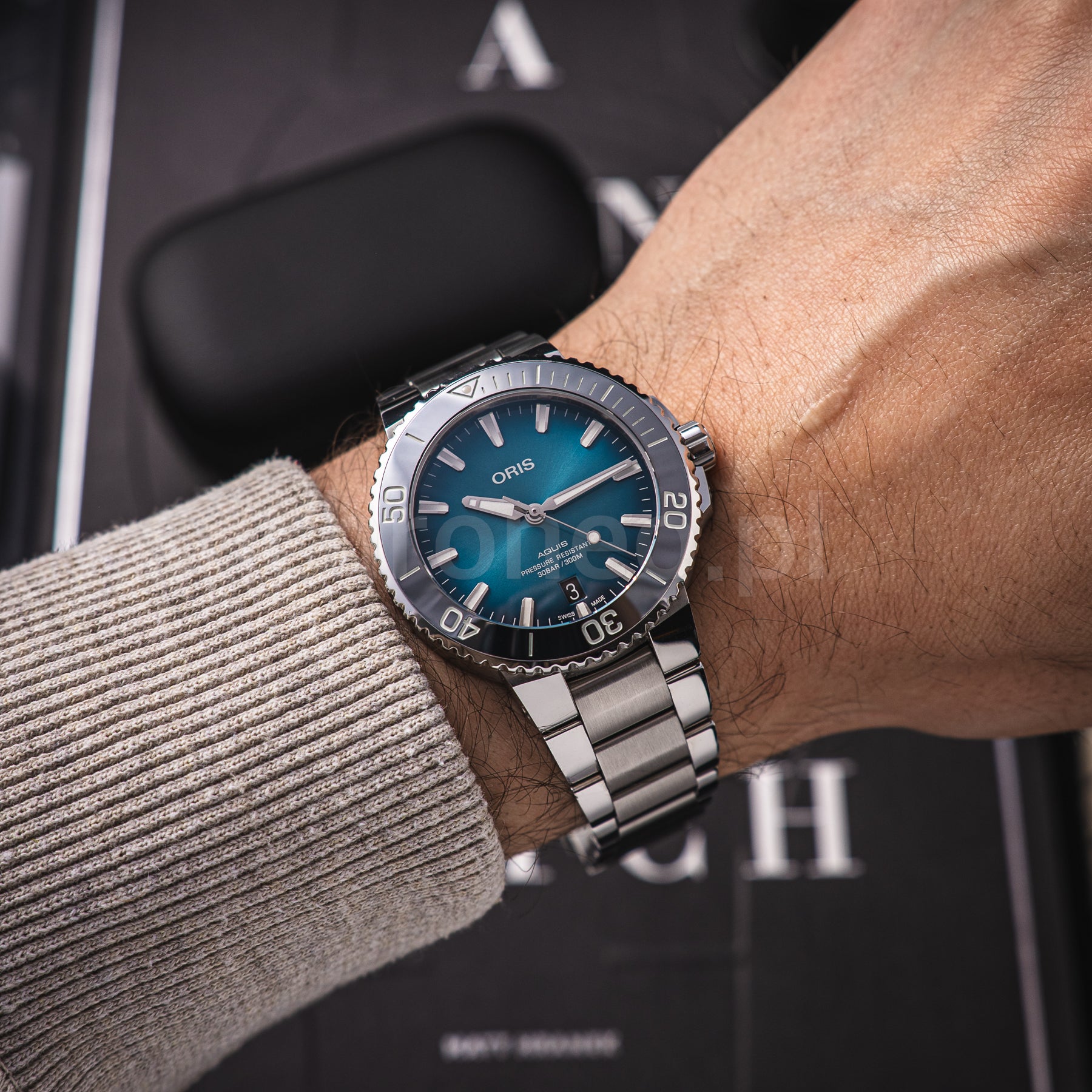 Oris Aquis Date 01 733 7732 4155-07 8 21 05PEB